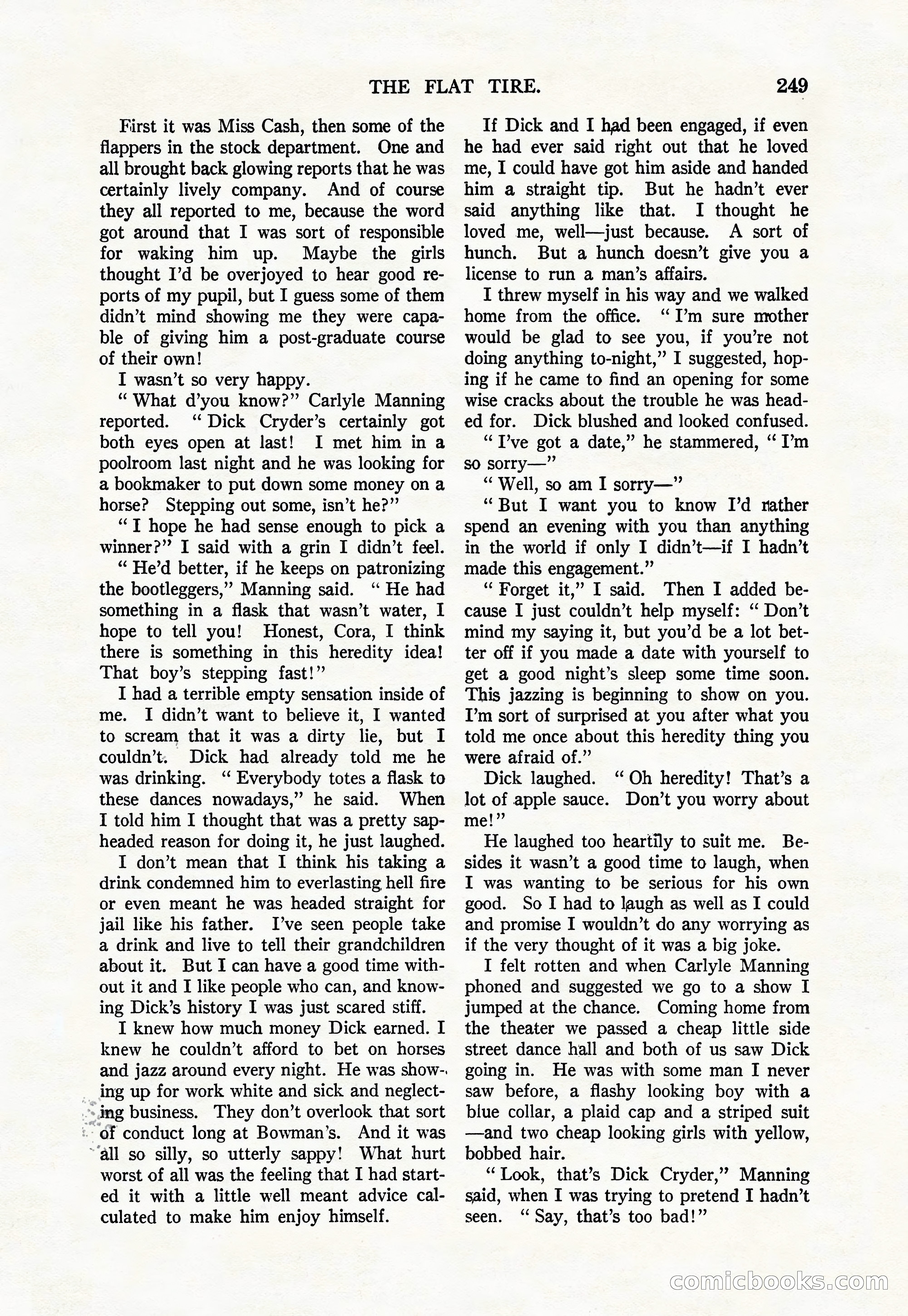 Argosy All-Story Weekly, August 9, 1924 — page 99 of 172