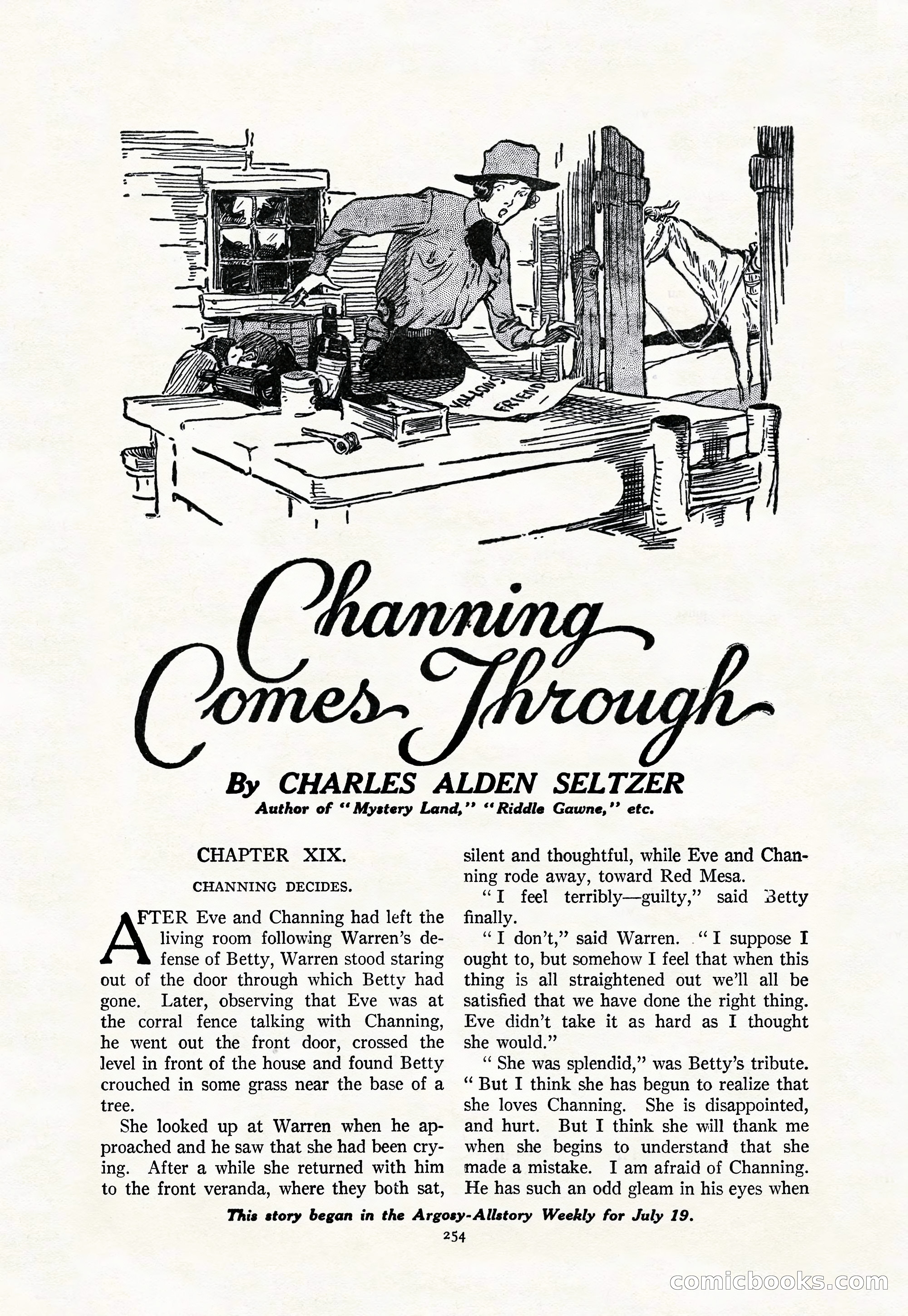 Argosy All-Story Weekly, August 9, 1924 — page 104 of 172