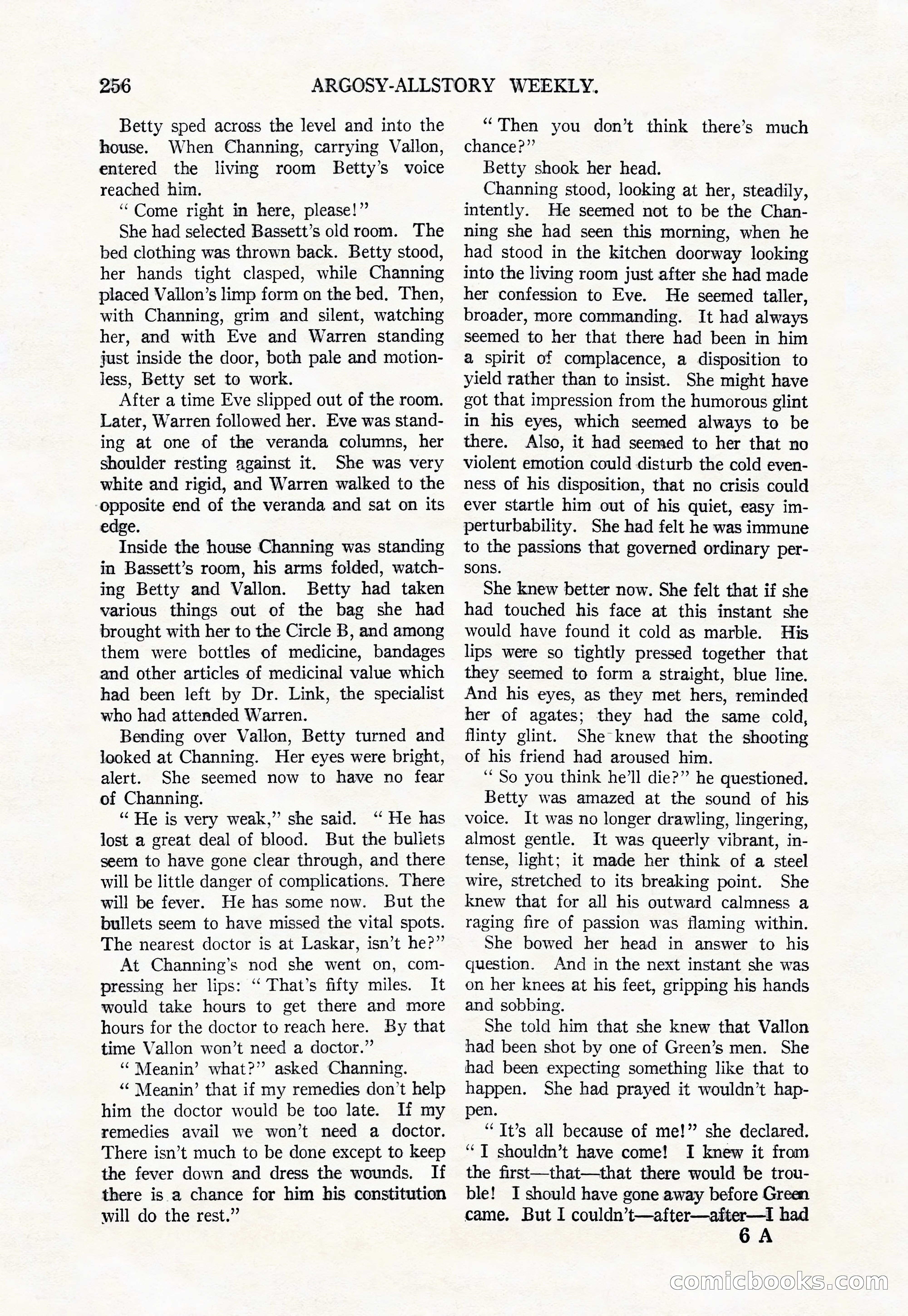 Argosy All-Story Weekly, August 9, 1924 — page 106 of 172