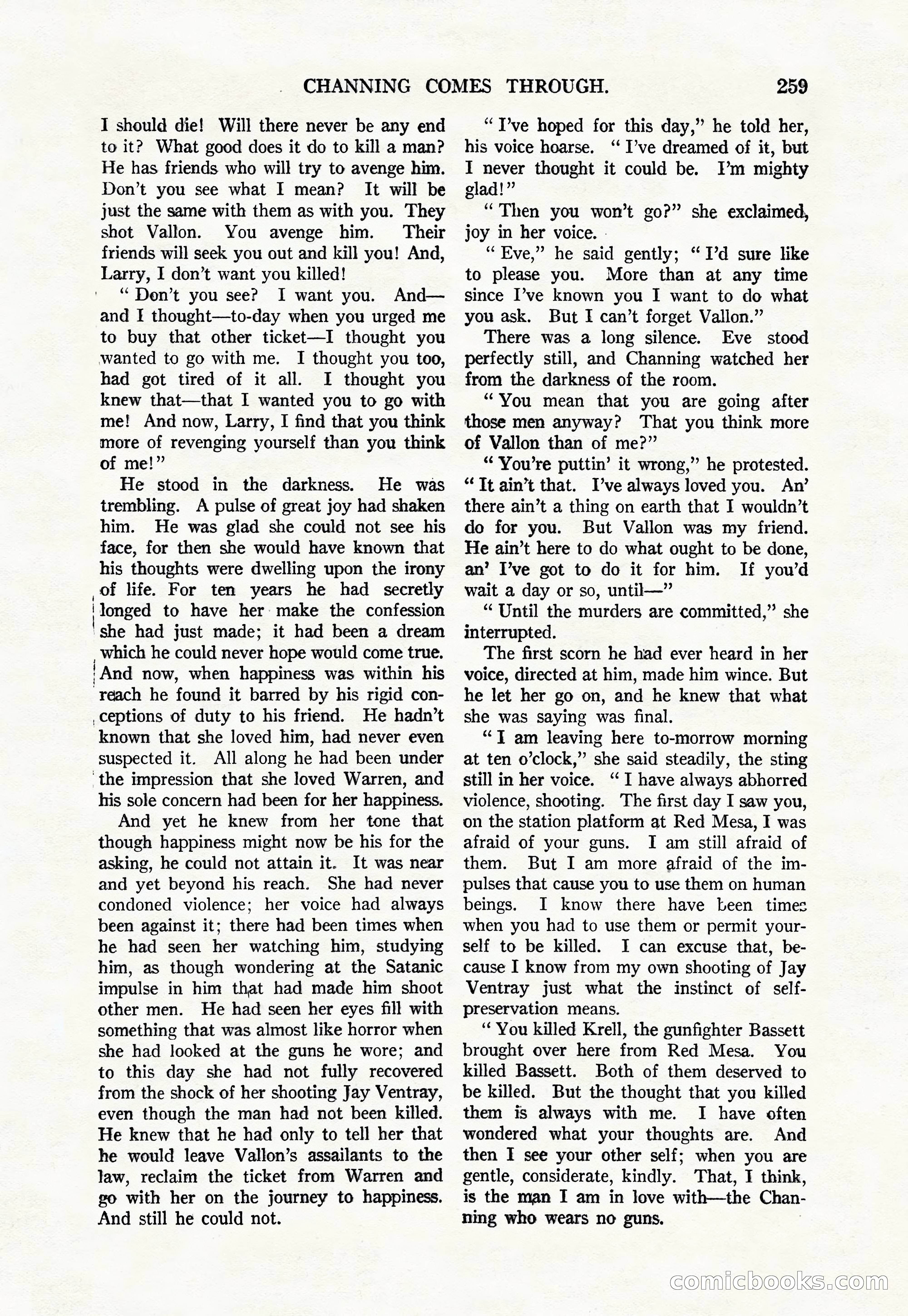 Argosy All-Story Weekly, August 9, 1924 — page 109 of 172