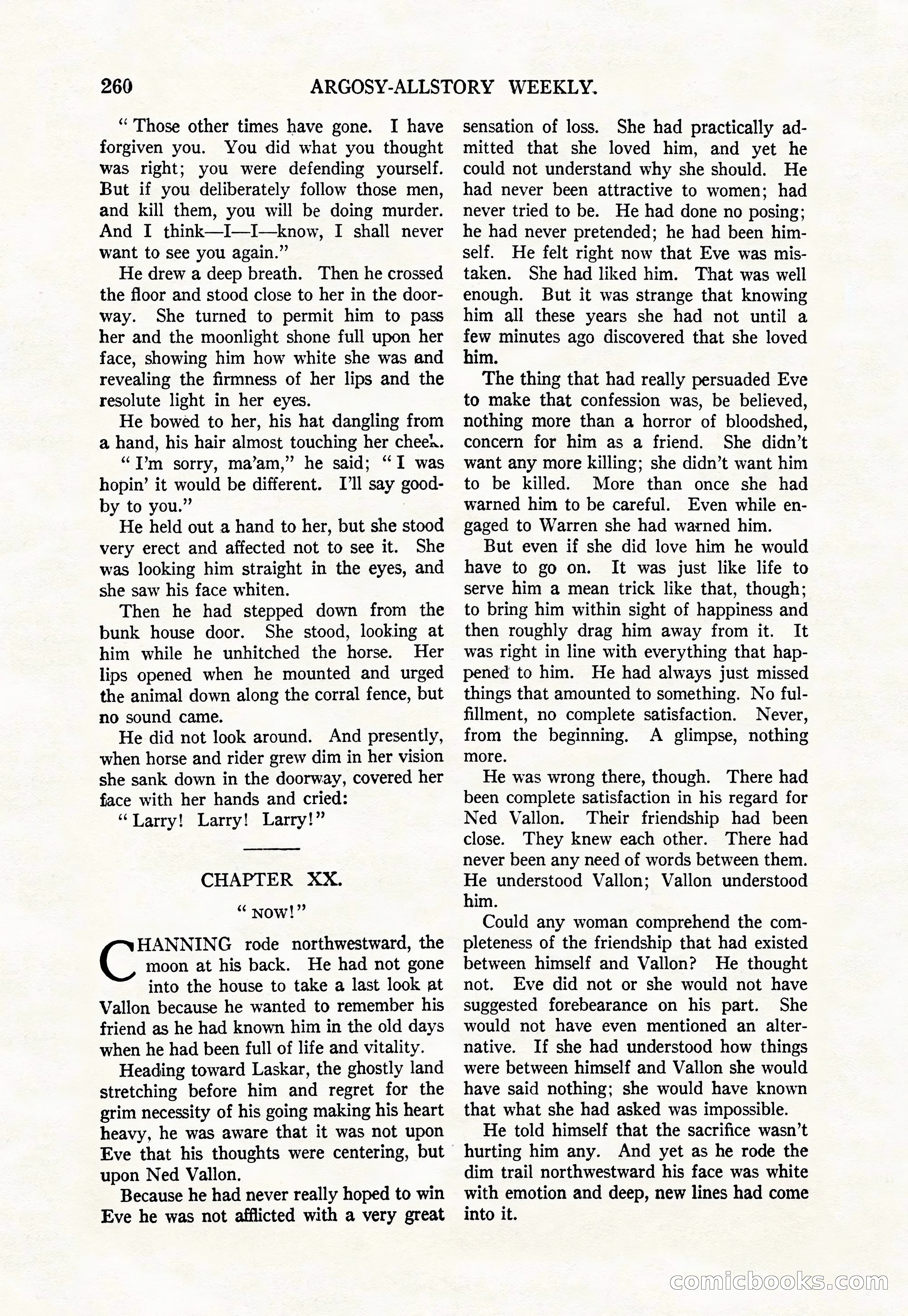 Argosy All-Story Weekly, August 9, 1924 — page 110 of 172