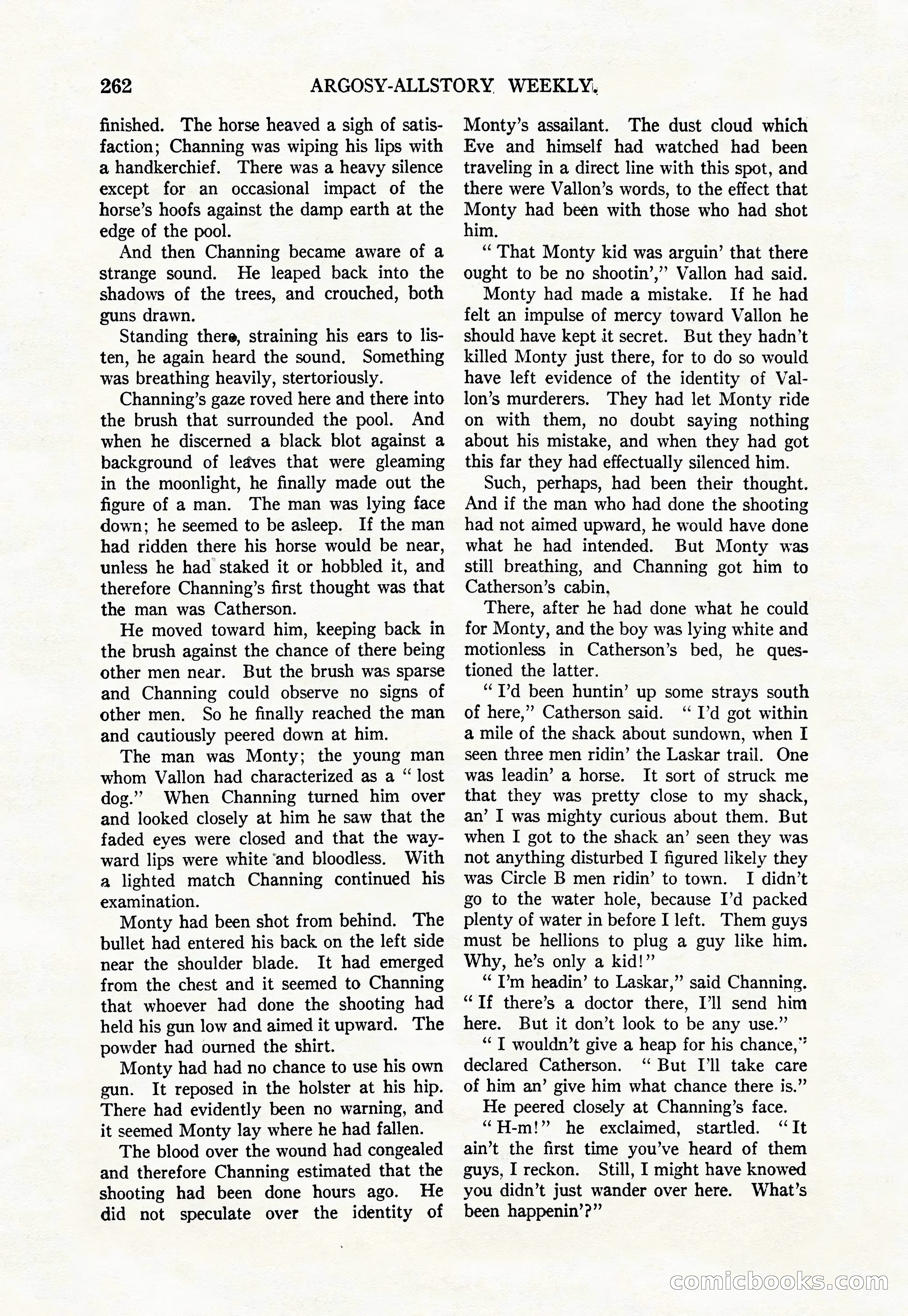 Argosy All-Story Weekly, August 9, 1924 — page 112 of 172