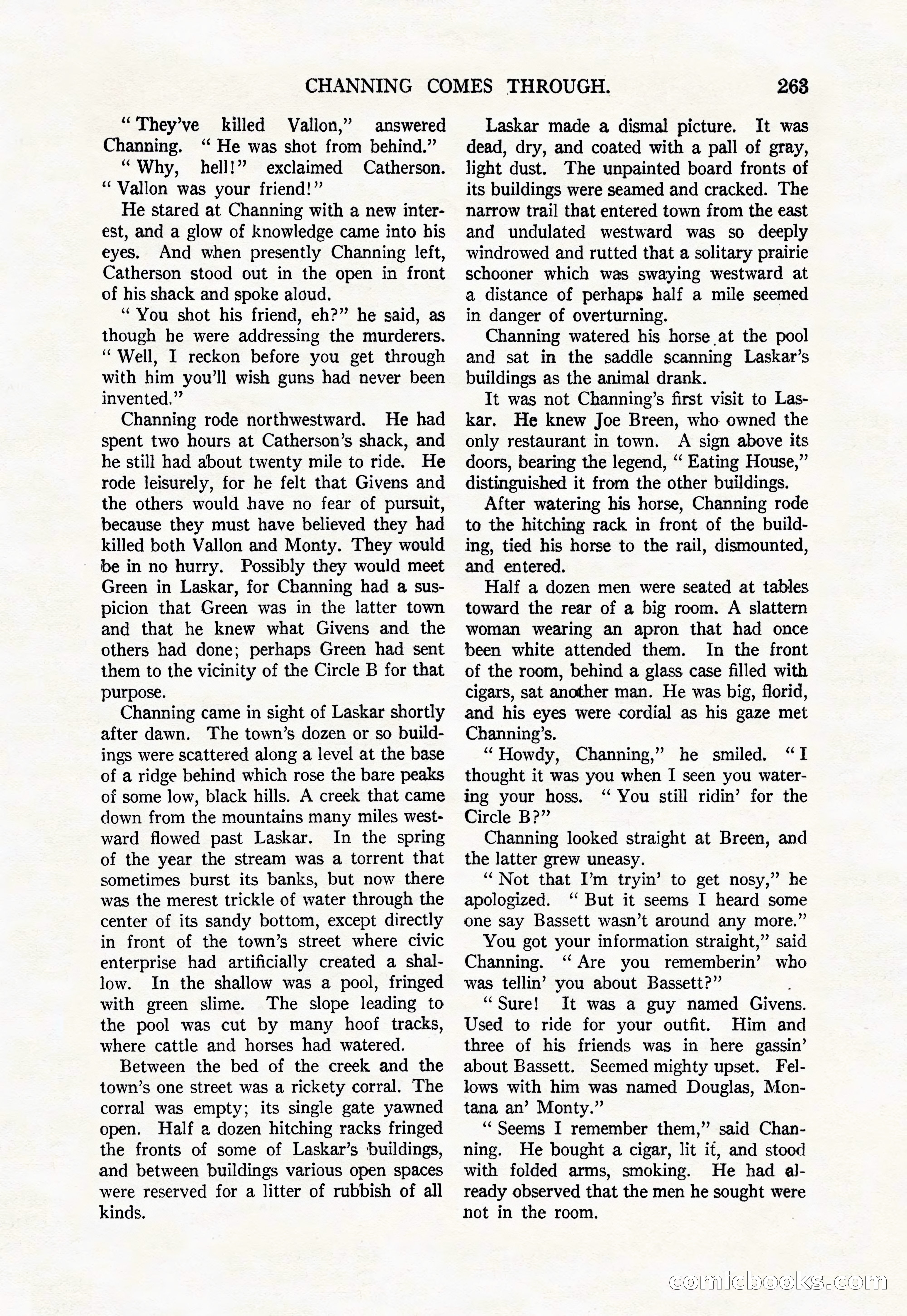Argosy All-Story Weekly, August 9, 1924 — page 113 of 172