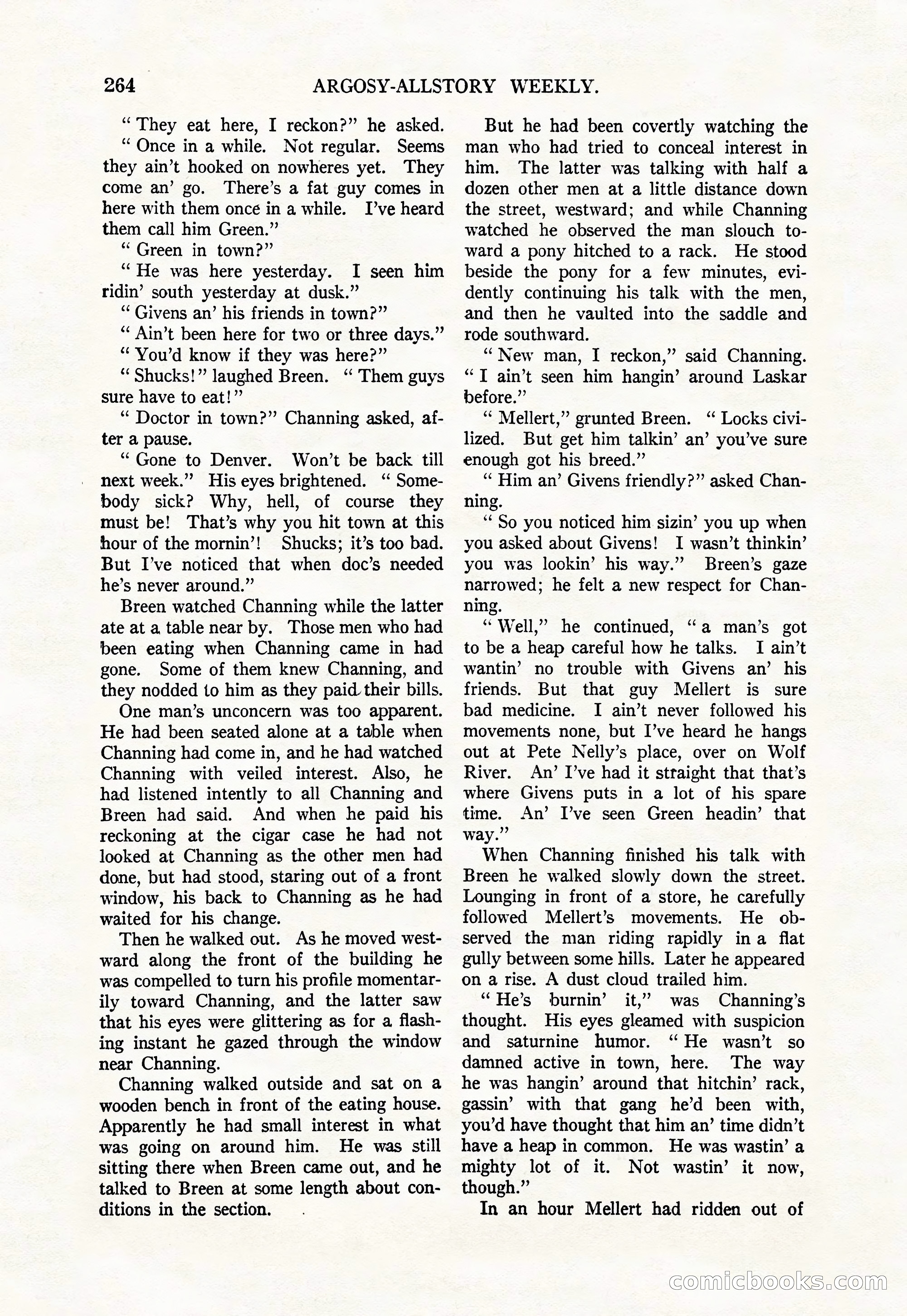 Argosy All-Story Weekly, August 9, 1924 — page 114 of 172