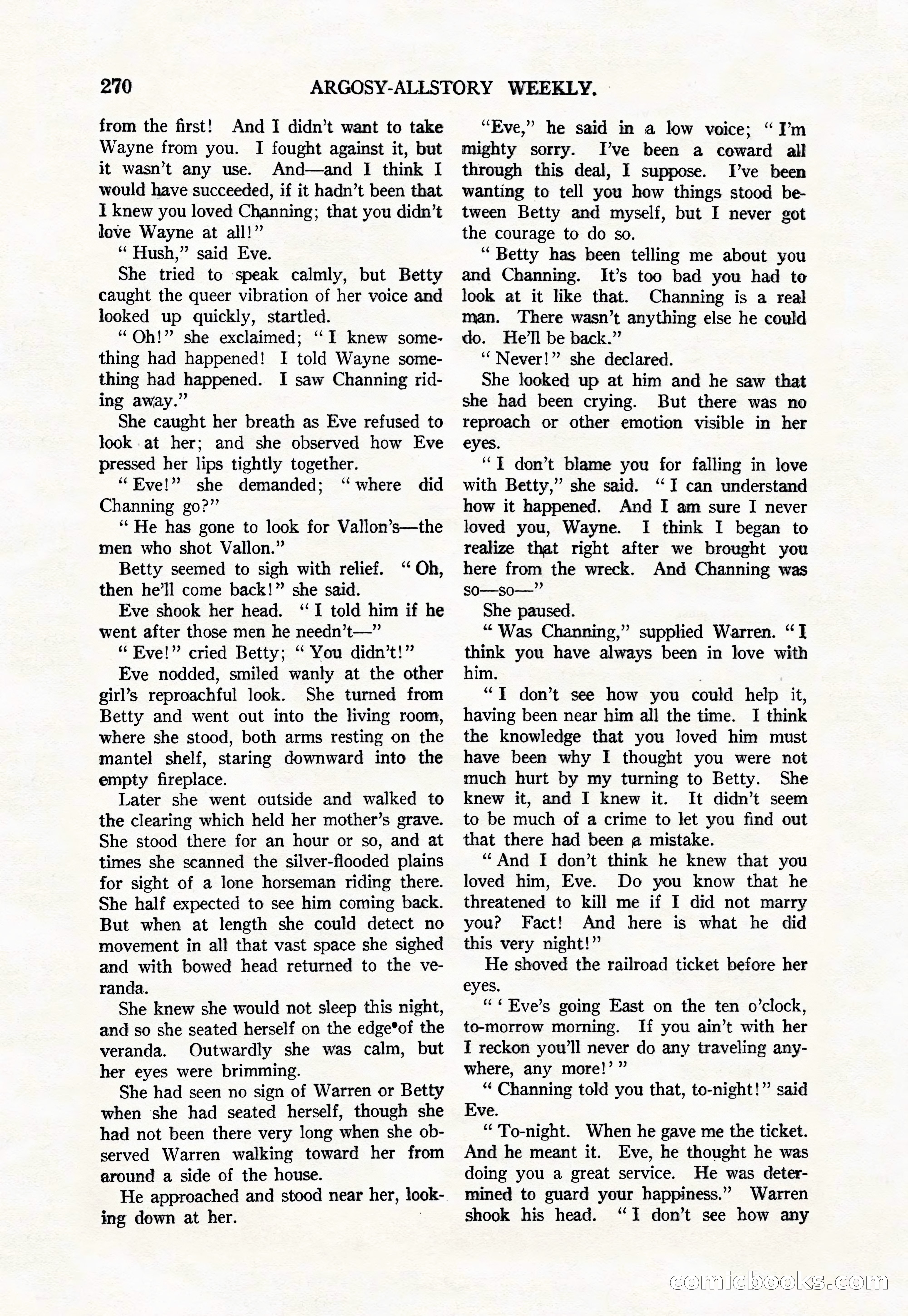 Argosy All-Story Weekly, August 9, 1924 — page 120 of 172