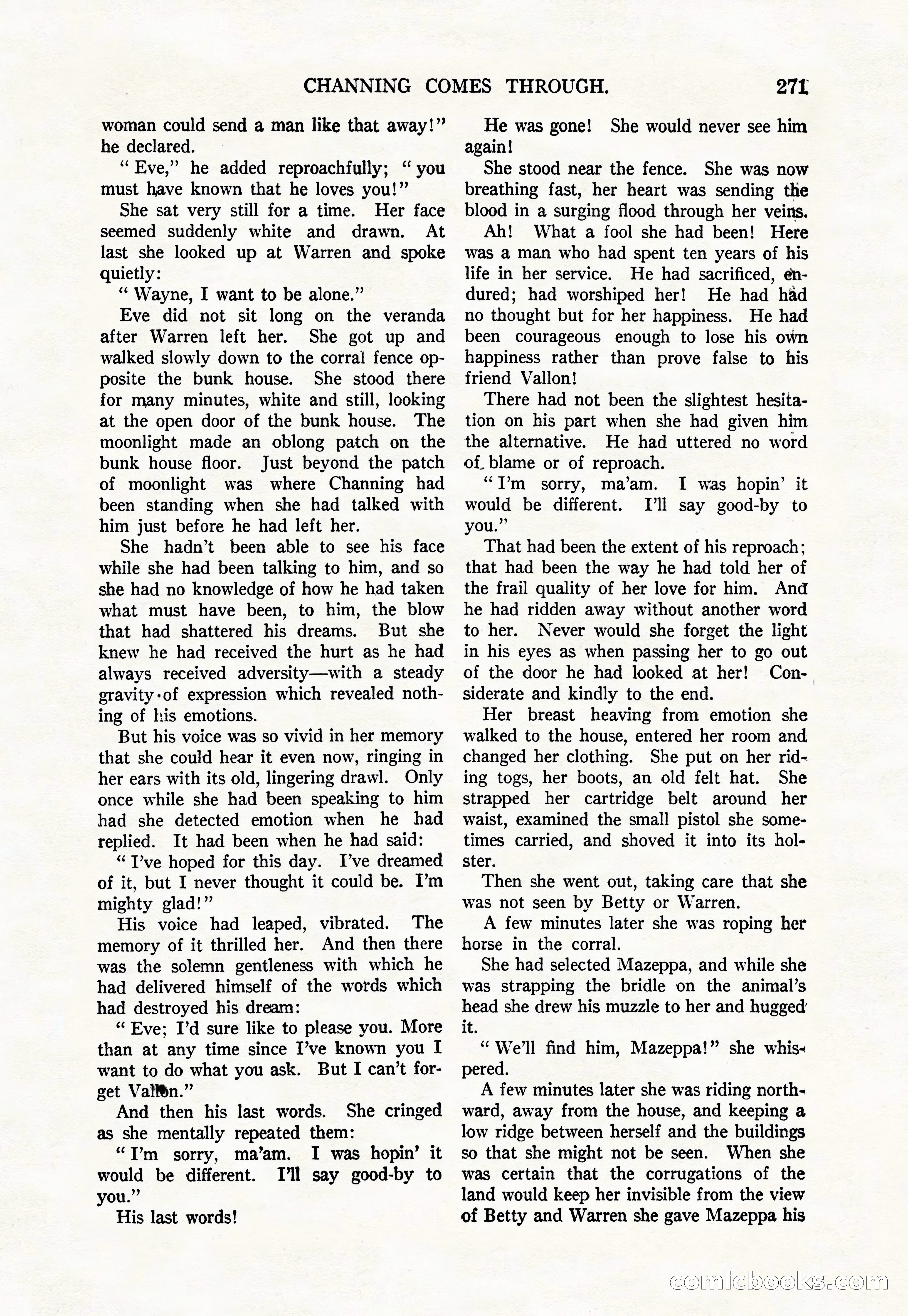 Argosy All-Story Weekly, August 9, 1924 — page 121 of 172