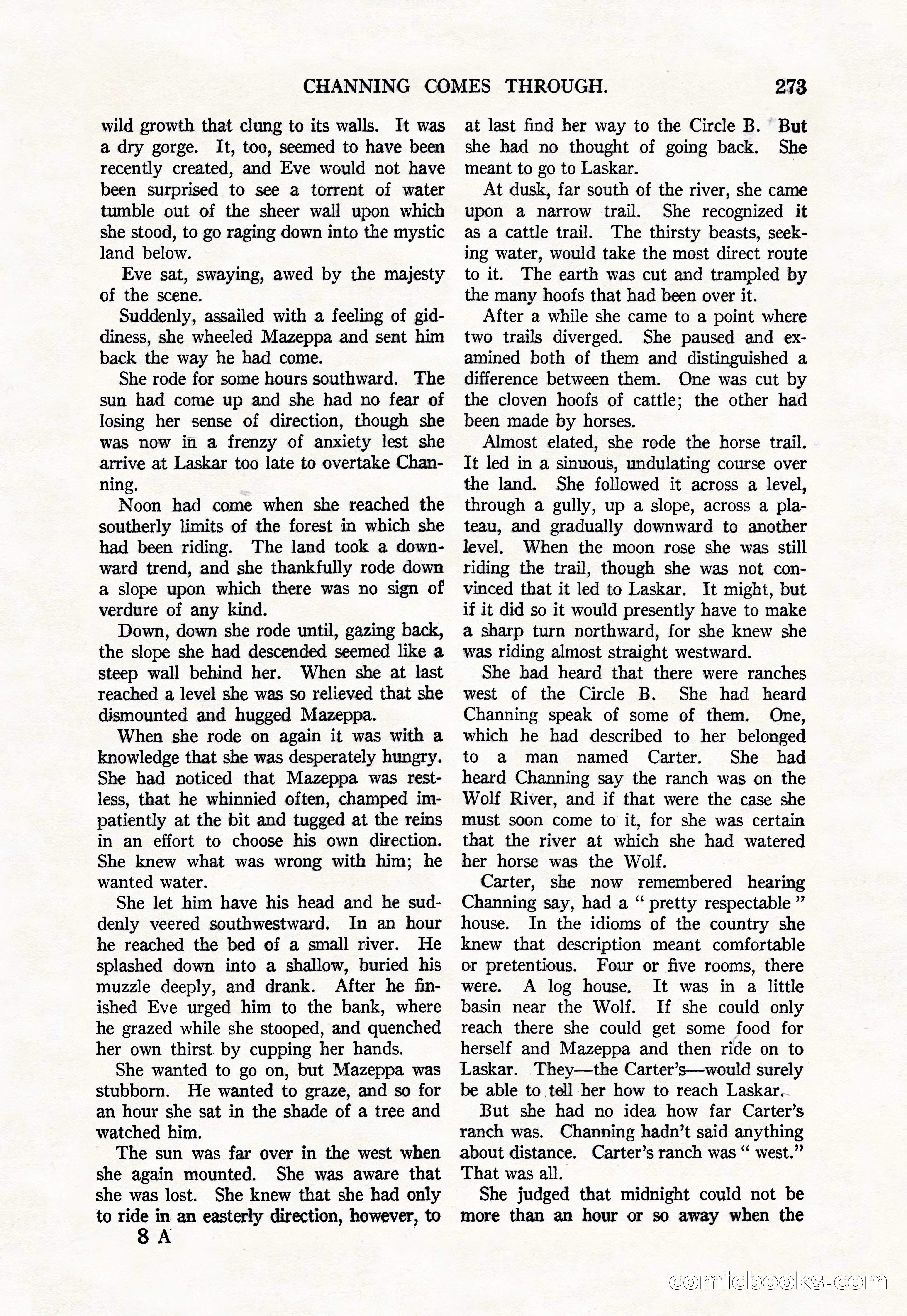 Argosy All-Story Weekly, August 9, 1924 — page 123 of 172