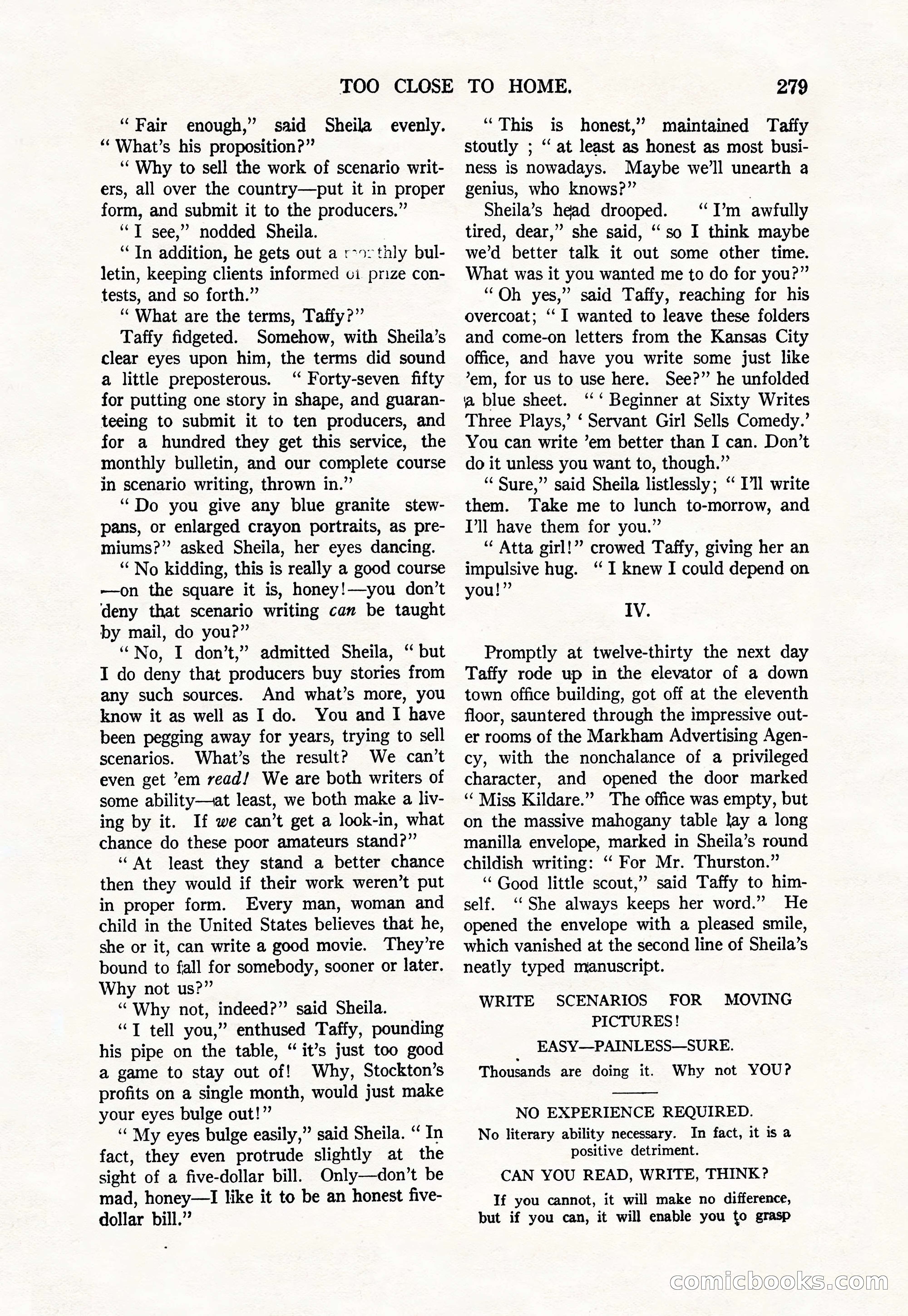 Argosy All-Story Weekly, August 9, 1924 — page 129 of 172