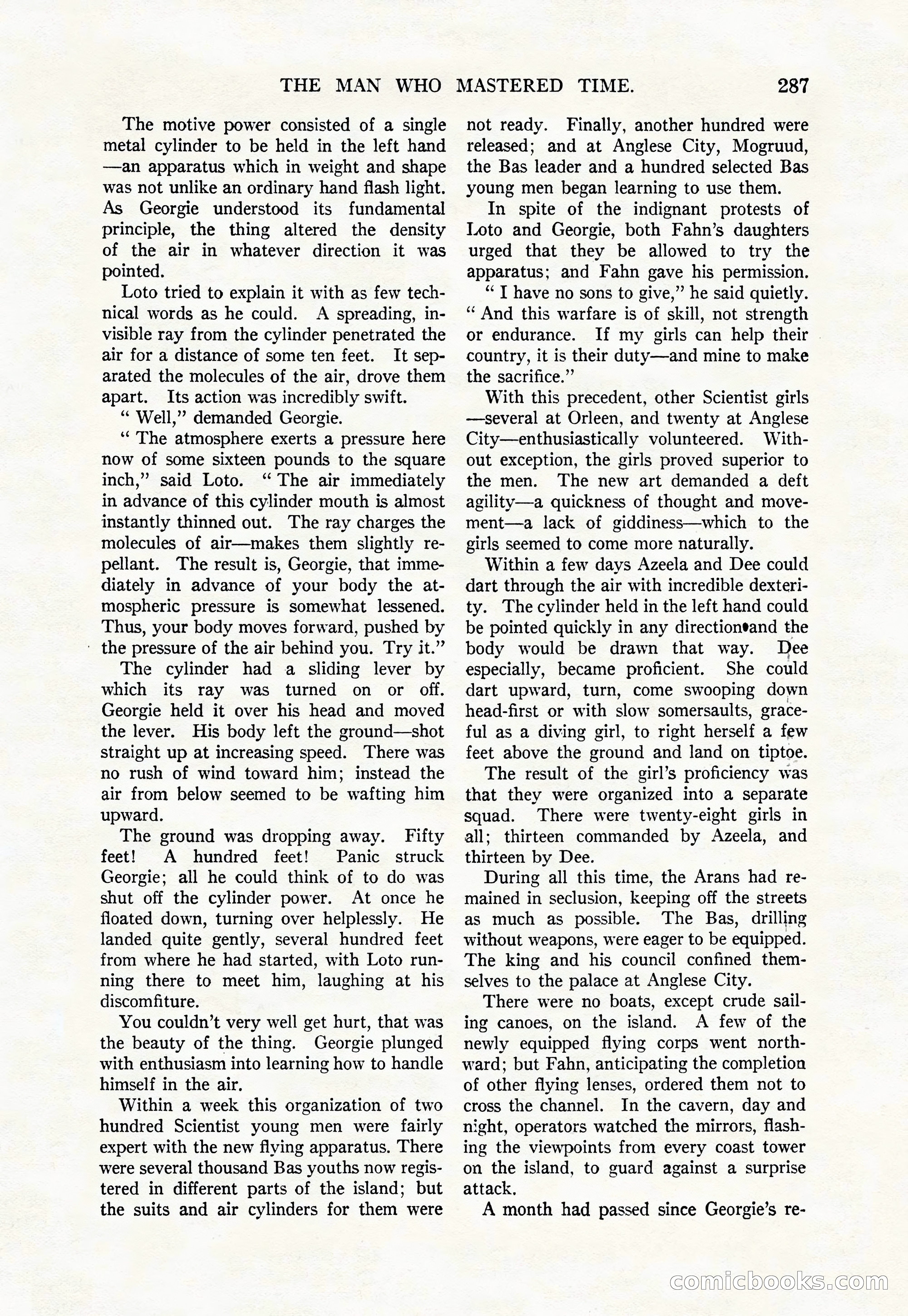 Argosy All-Story Weekly, August 9, 1924 — page 137 of 172