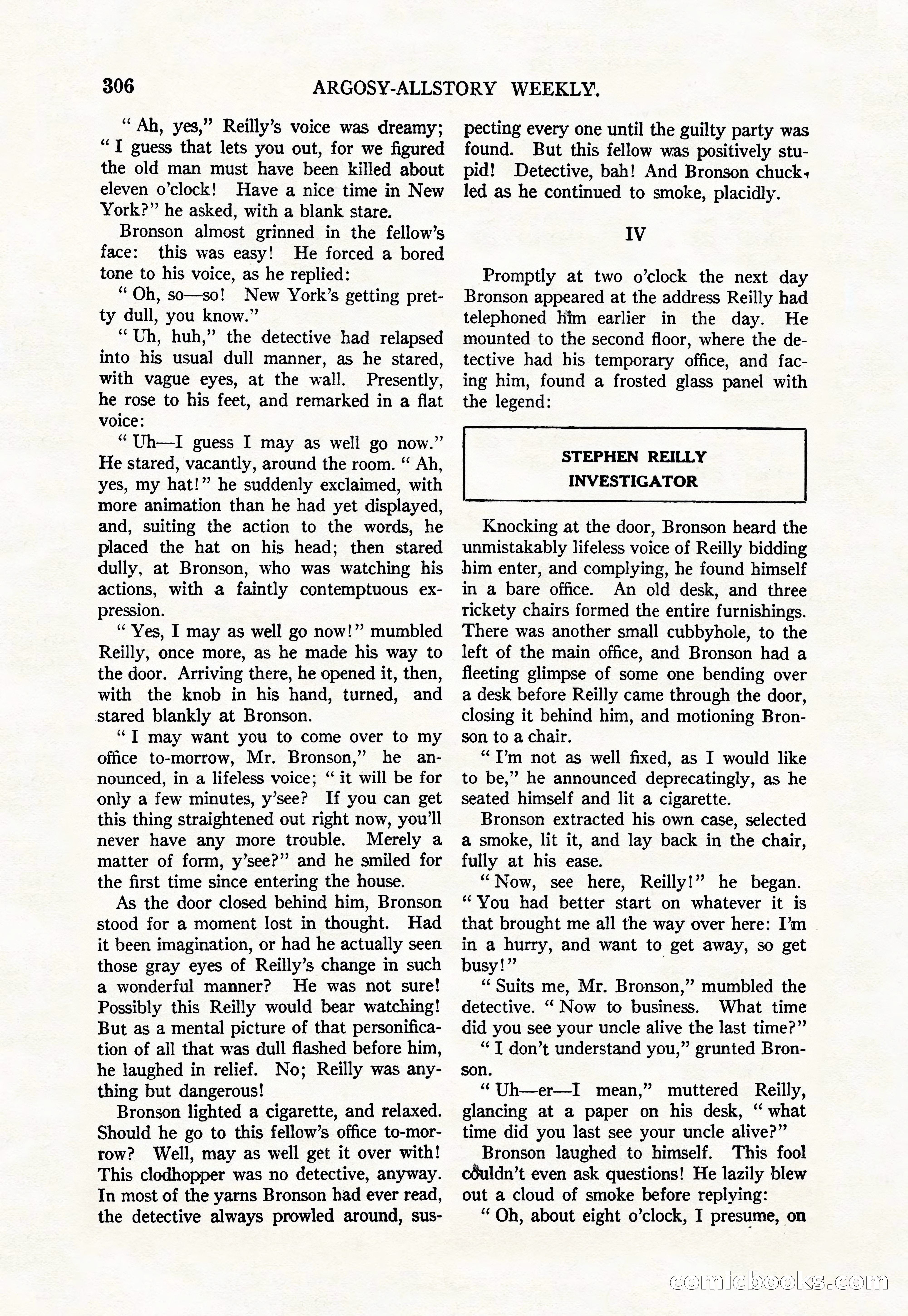 Argosy All-Story Weekly, August 9, 1924 — page 156 of 172