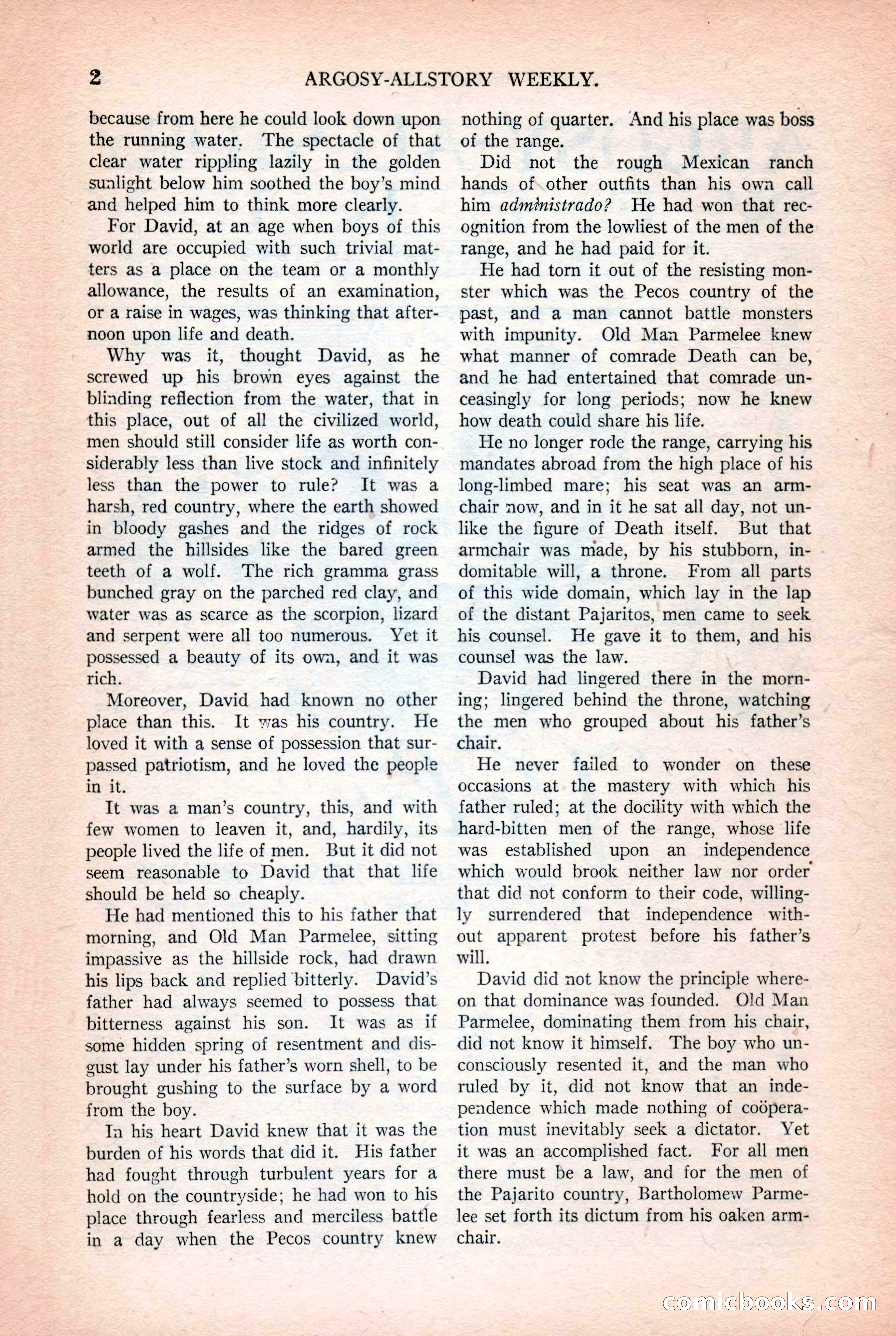 Argosy All-Story Weekly, October 25, 1924 — page 12 of 172