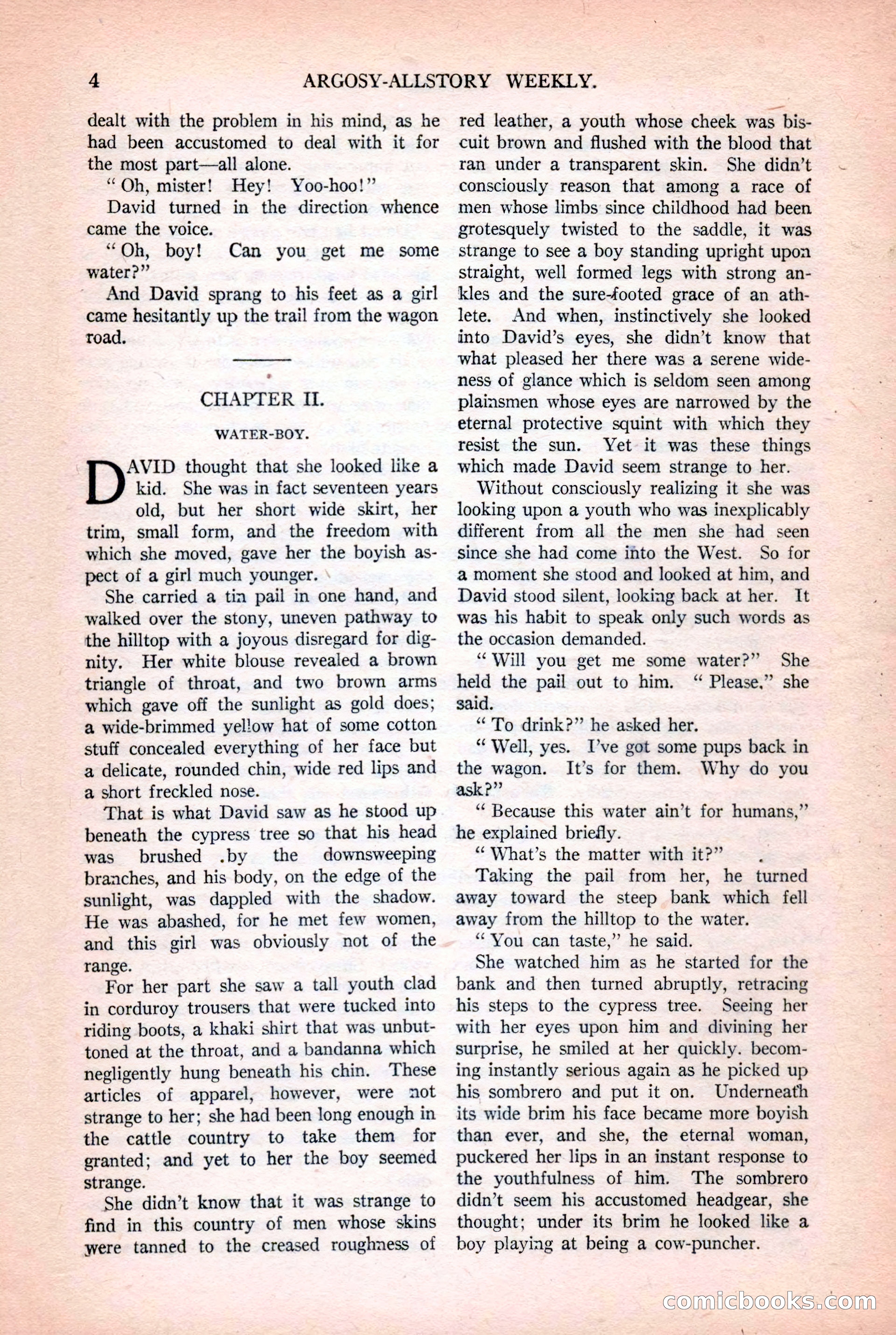 Argosy All-Story Weekly, October 25, 1924 — page 14 of 172