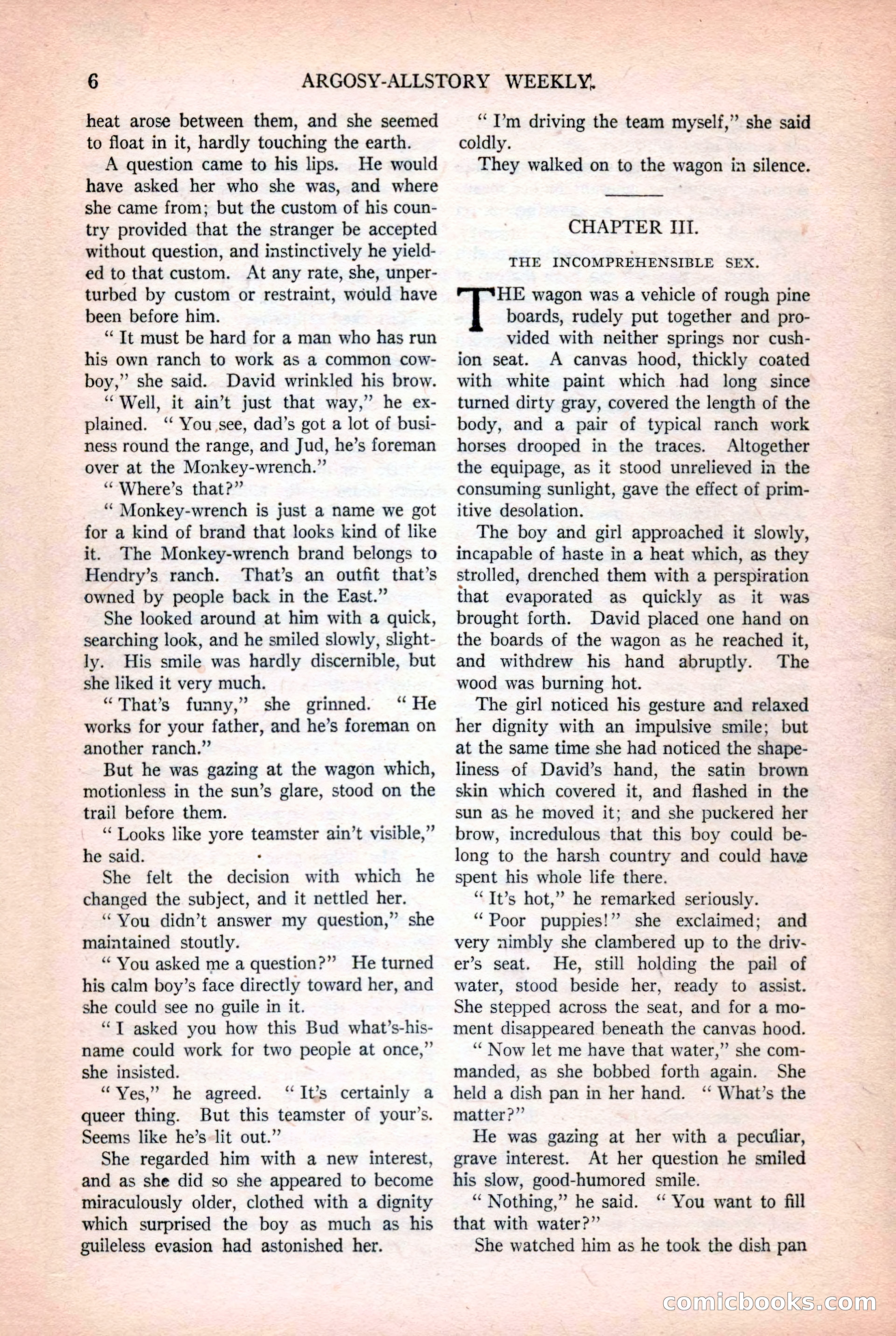 Argosy All-Story Weekly, October 25, 1924 — page 16 of 172