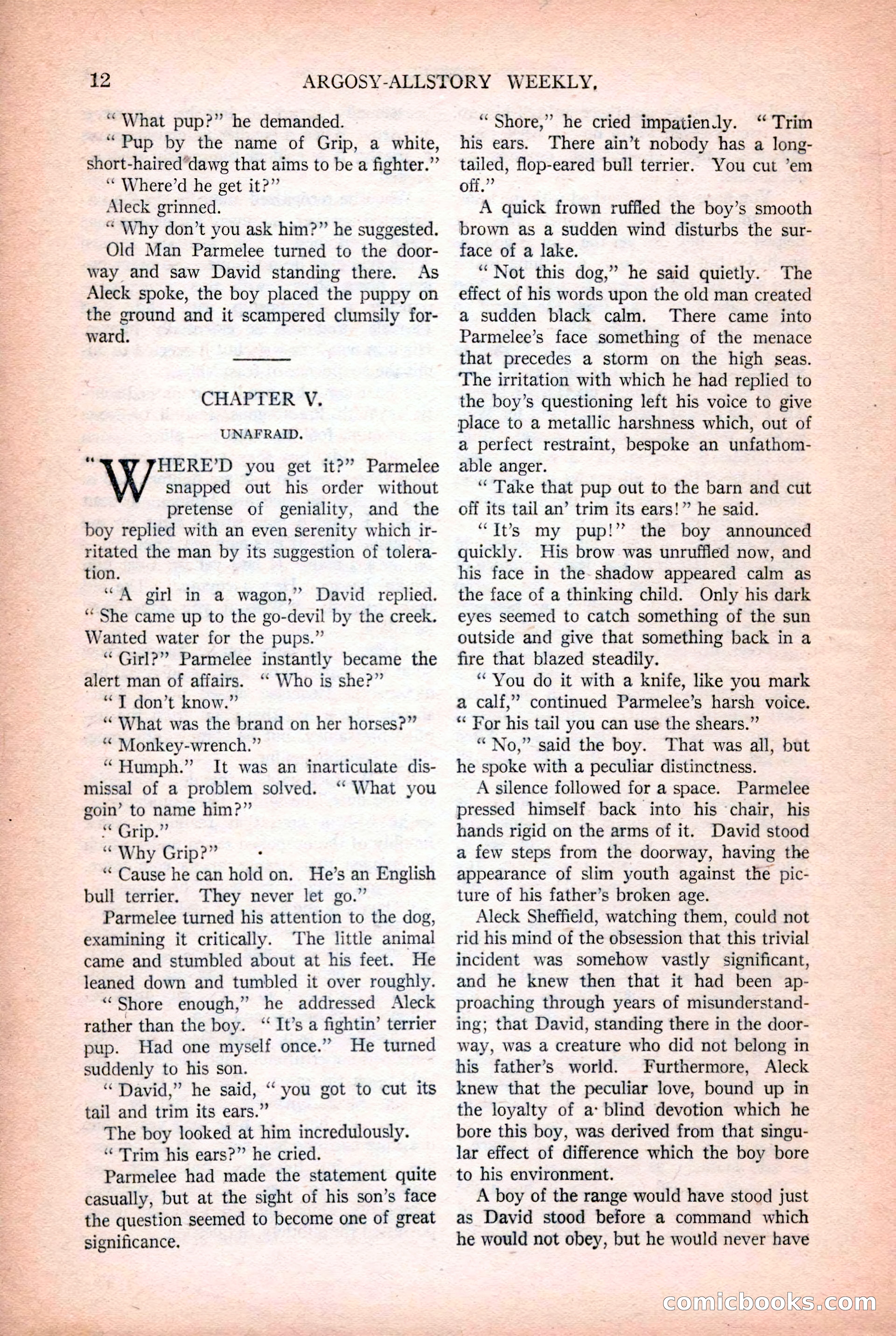 Argosy All-Story Weekly, October 25, 1924 — page 22 of 172