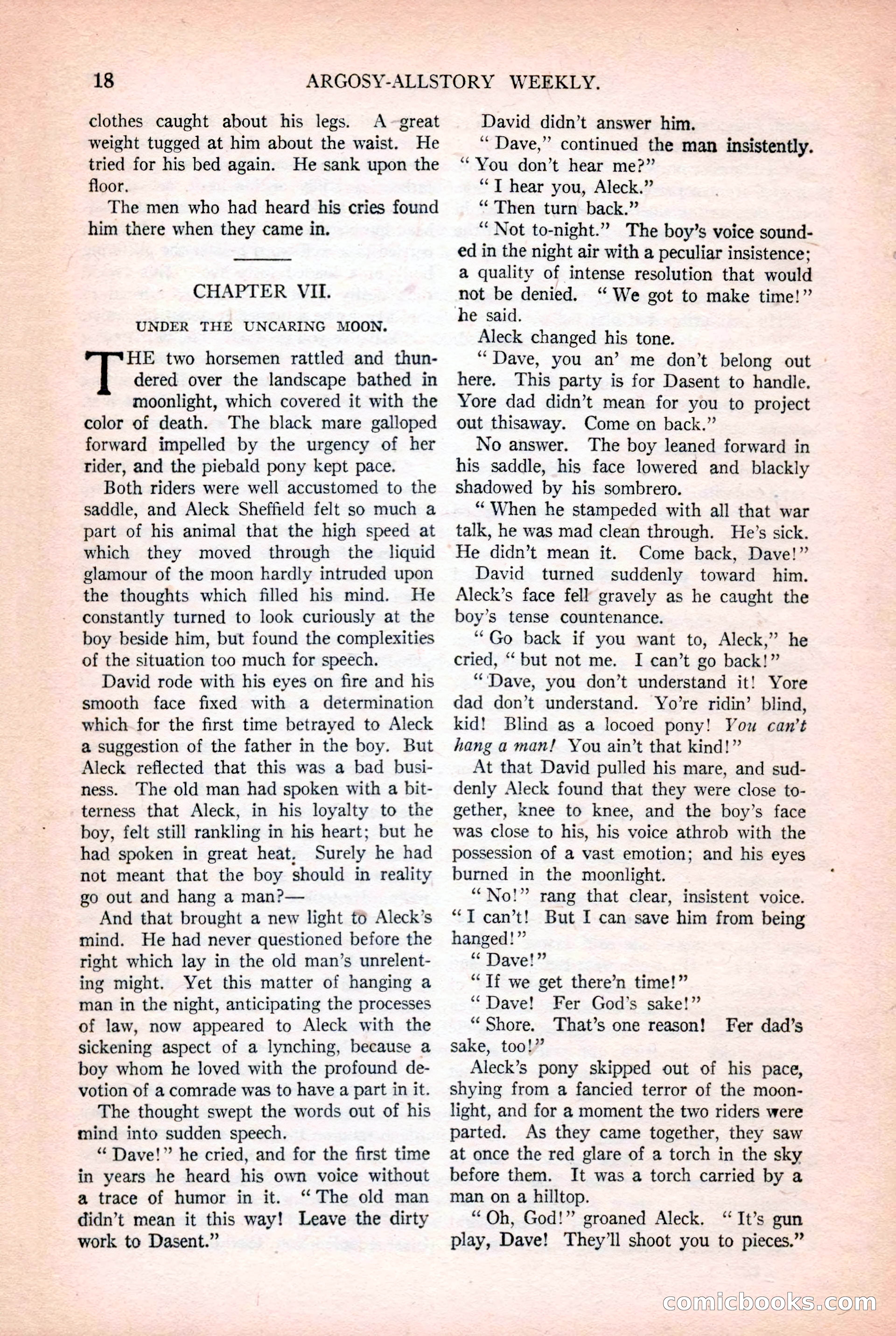 Argosy All-Story Weekly, October 25, 1924 — page 28 of 172
