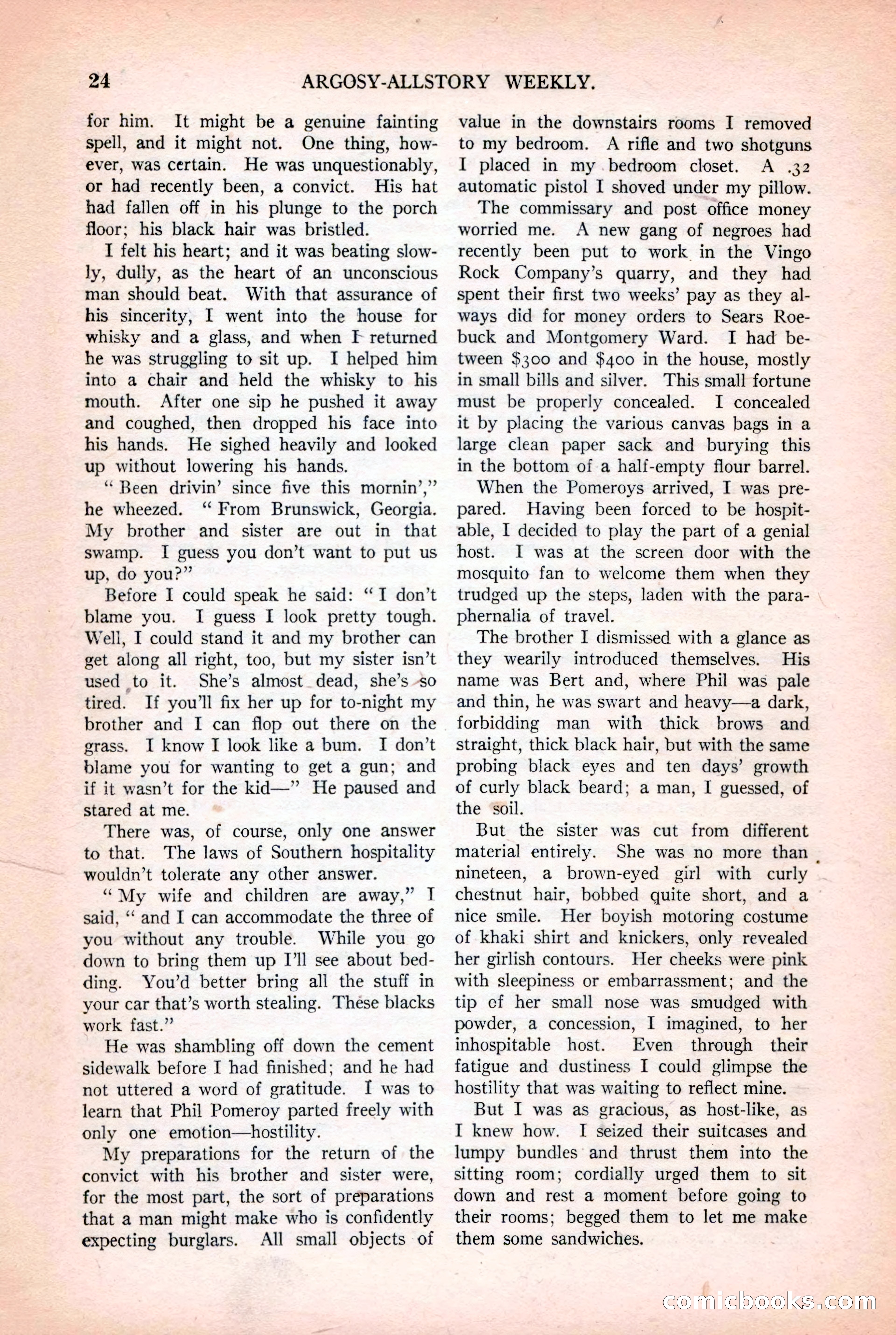 Argosy All-Story Weekly, October 25, 1924 — page 34 of 172