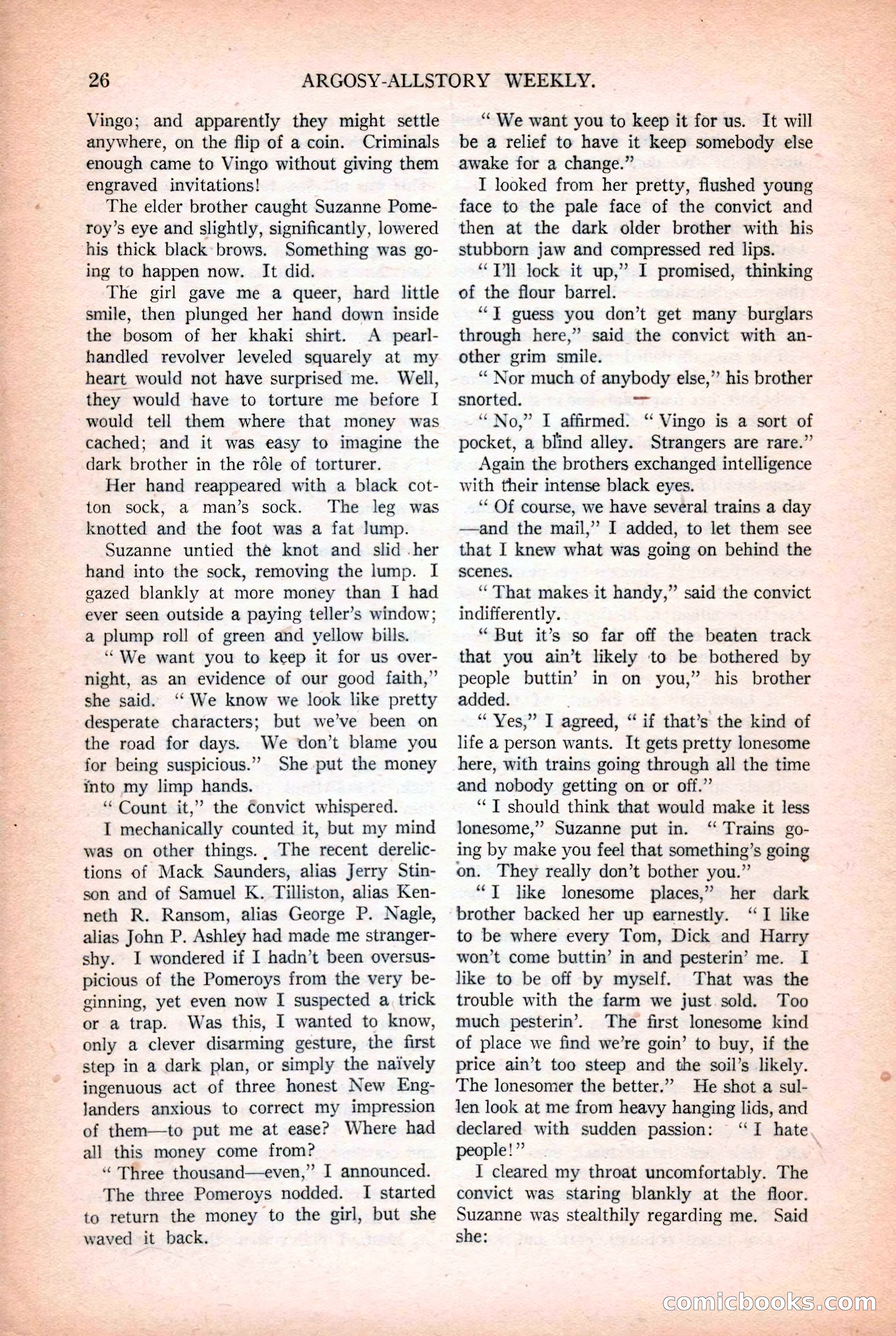 Argosy All-Story Weekly, October 25, 1924 — page 36 of 172