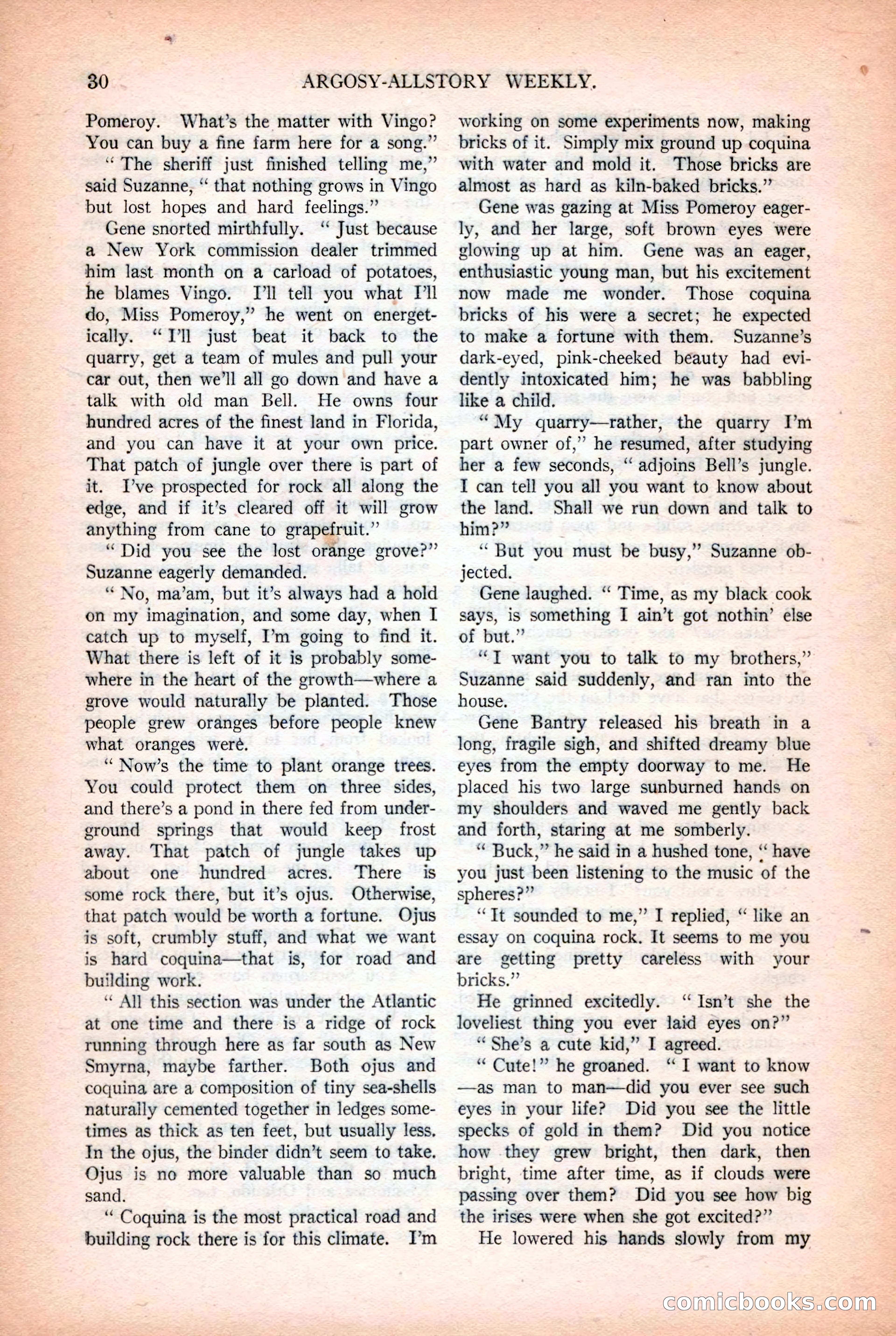 Argosy All-Story Weekly, October 25, 1924 — page 40 of 172