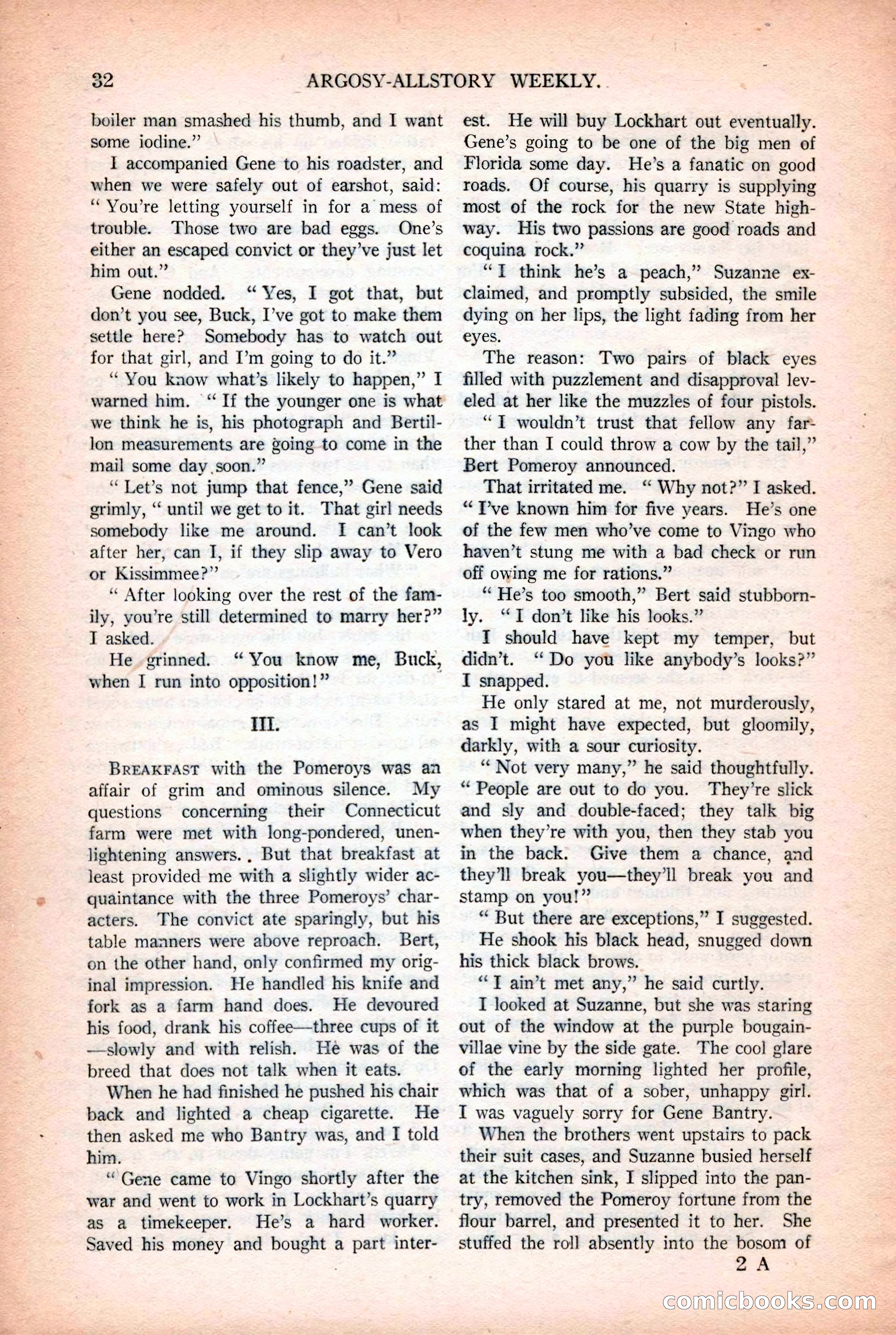 Argosy All-Story Weekly, October 25, 1924 — page 42 of 172