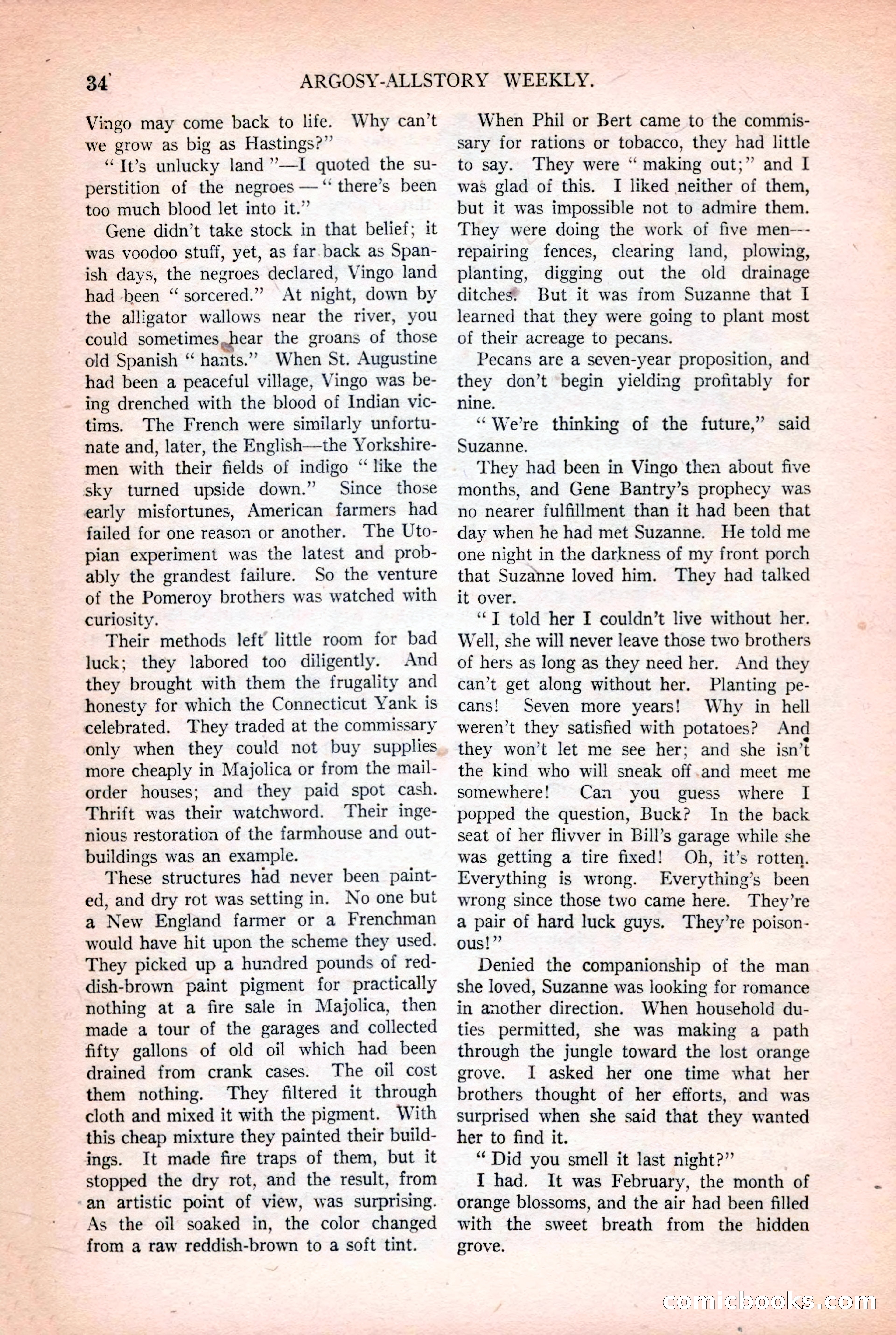 Argosy All-Story Weekly, October 25, 1924 — page 44 of 172