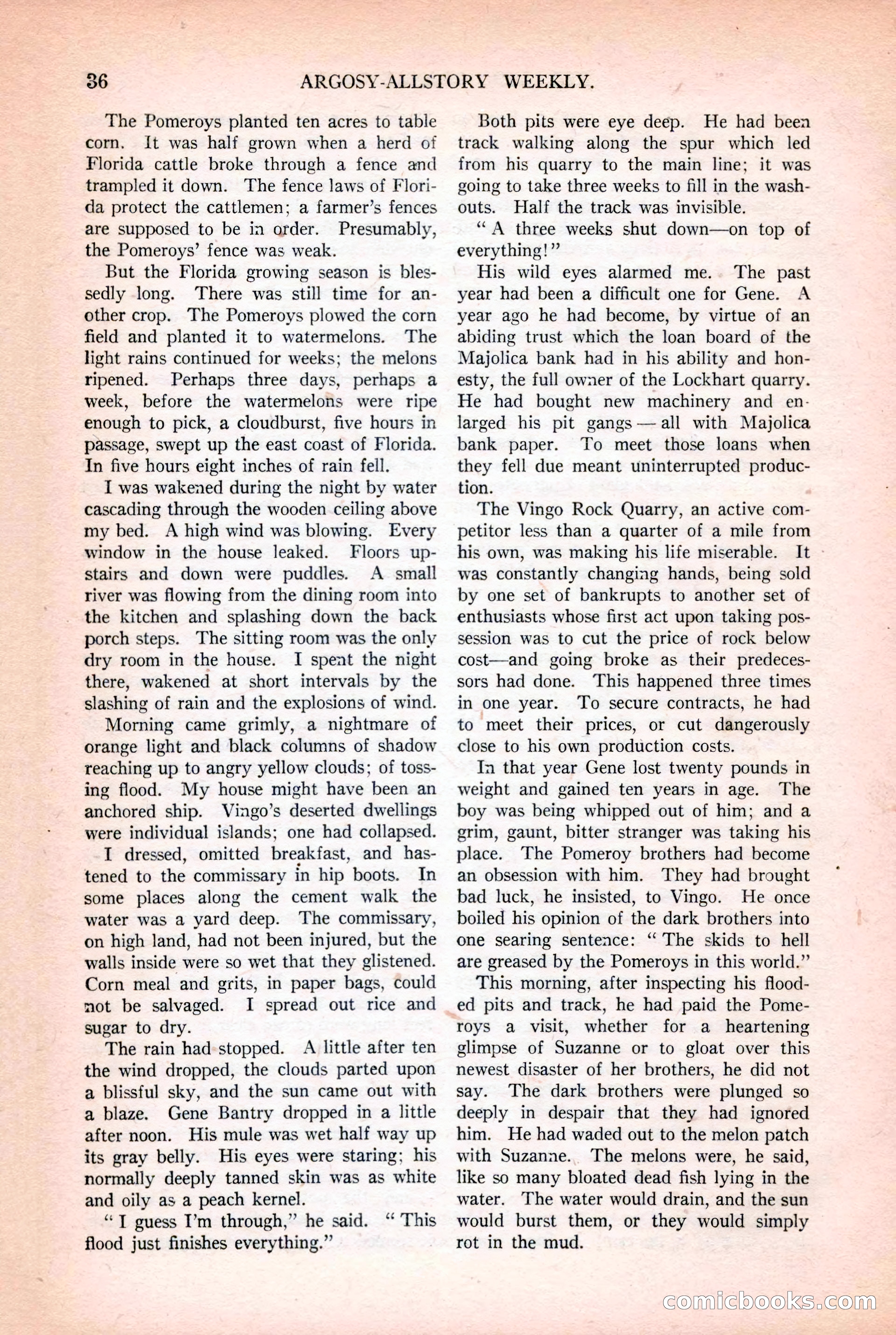 Argosy All-Story Weekly, October 25, 1924 — page 46 of 172