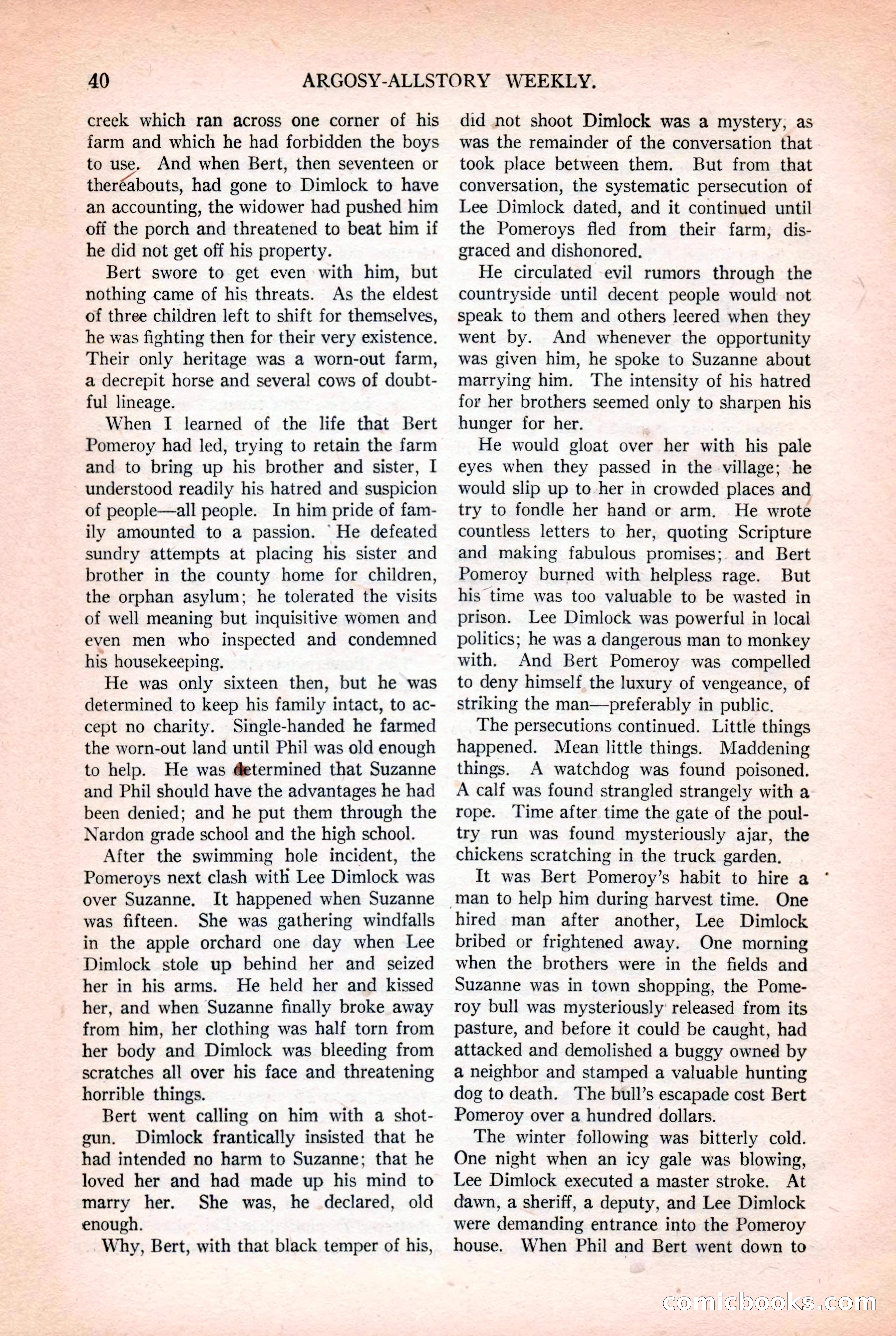 Argosy All-Story Weekly, October 25, 1924 — page 50 of 172