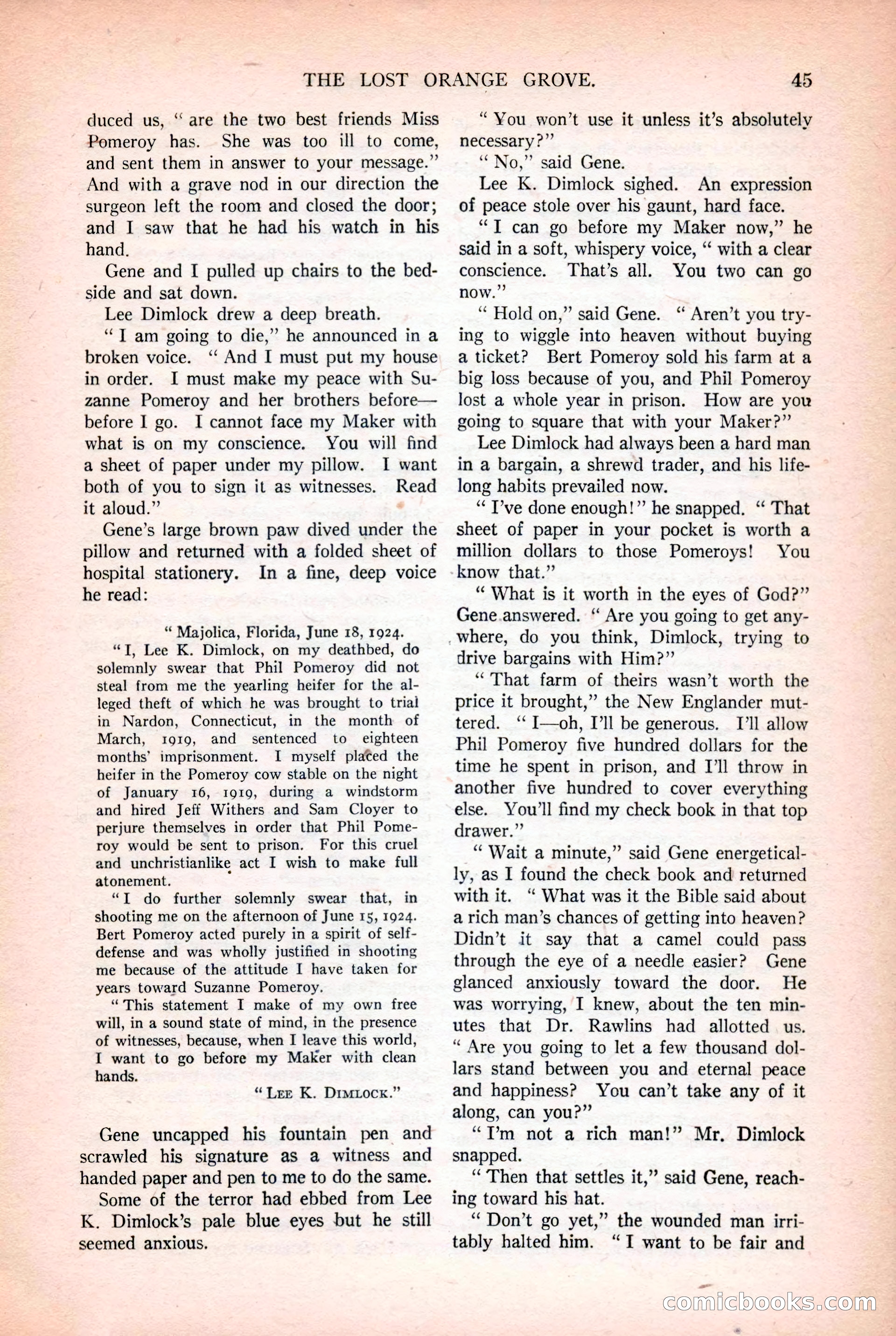 Argosy All-Story Weekly, October 25, 1924 — page 55 of 172