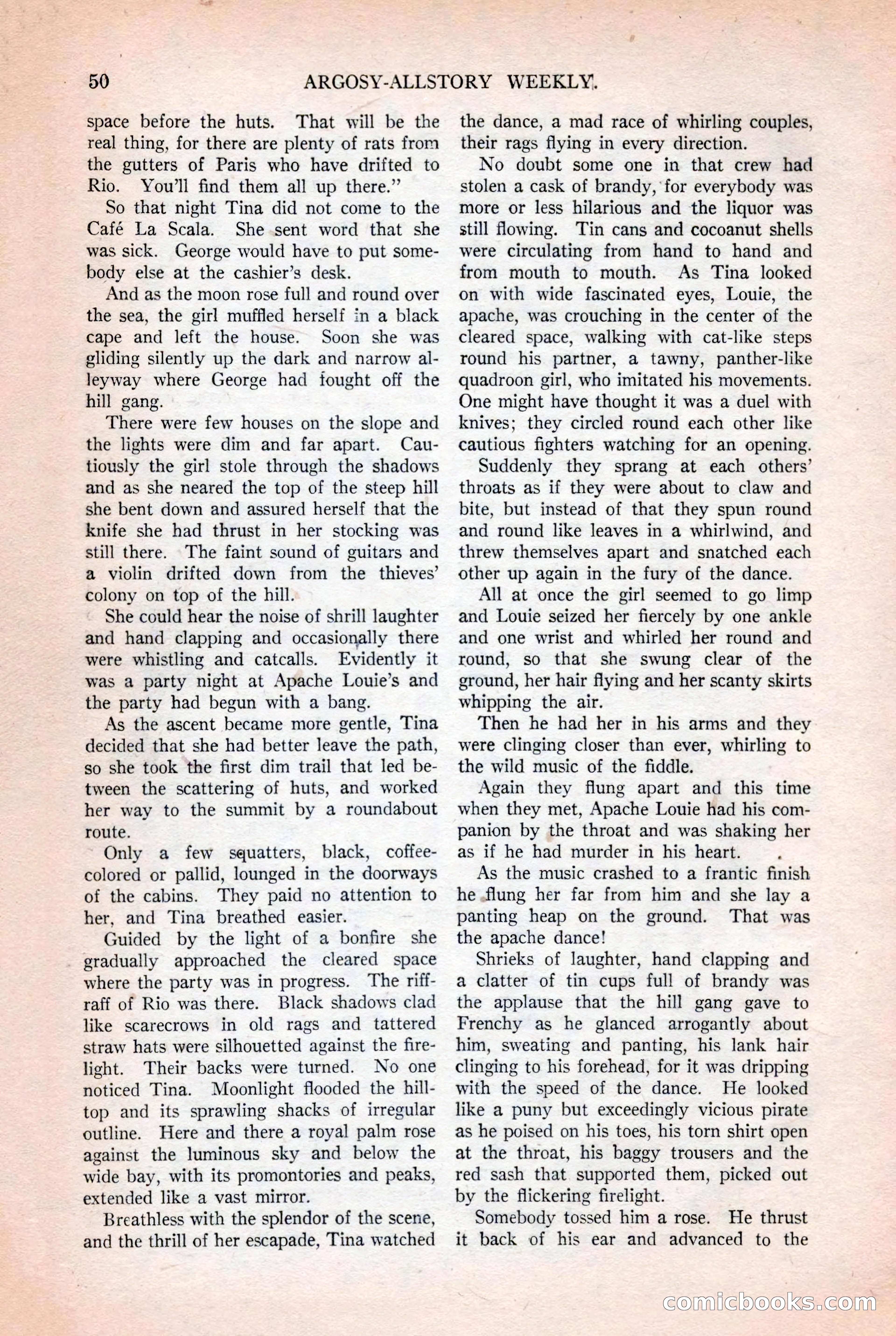 Argosy All-Story Weekly, October 25, 1924 — page 60 of 172