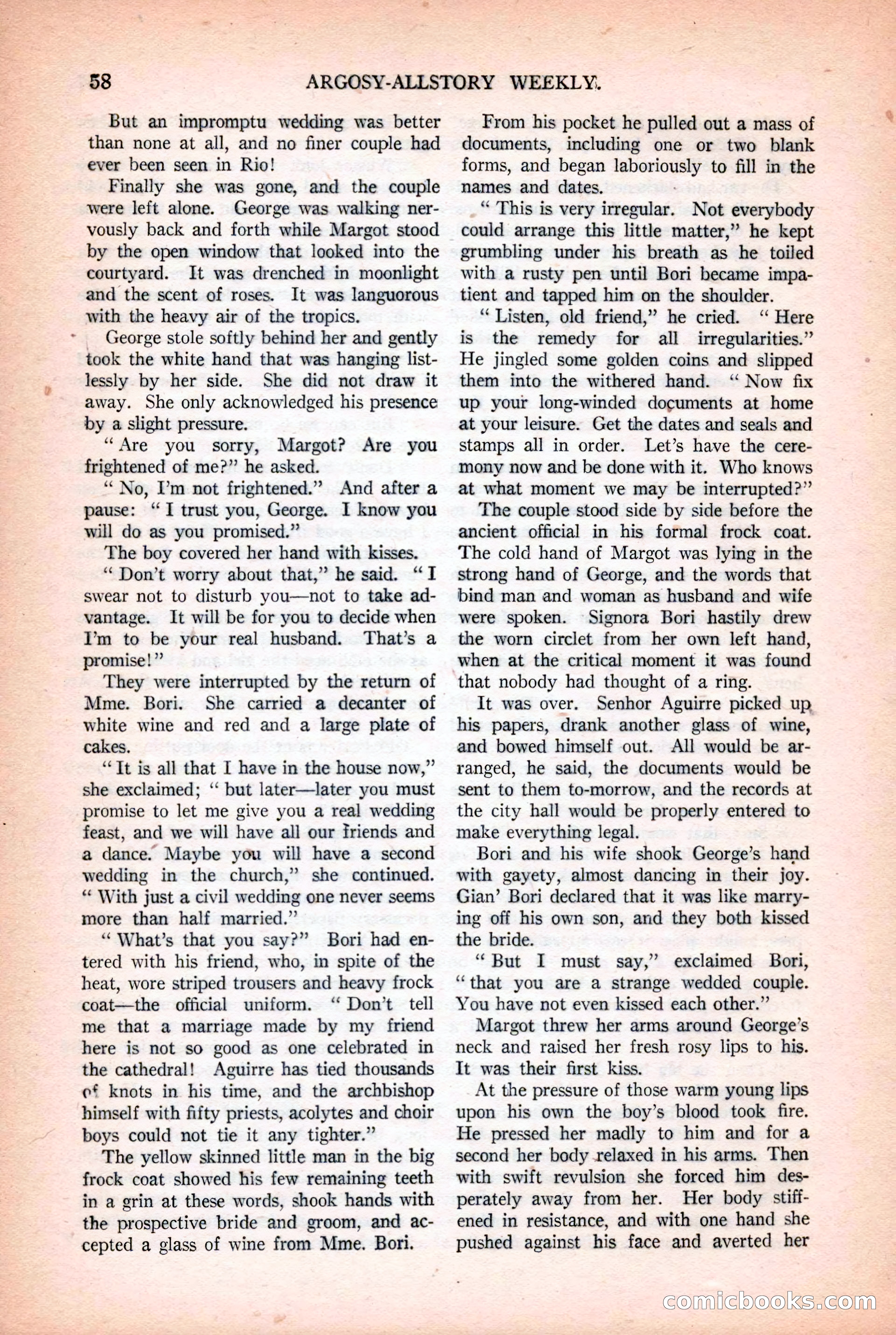 Argosy All-Story Weekly, October 25, 1924 — page 68 of 172