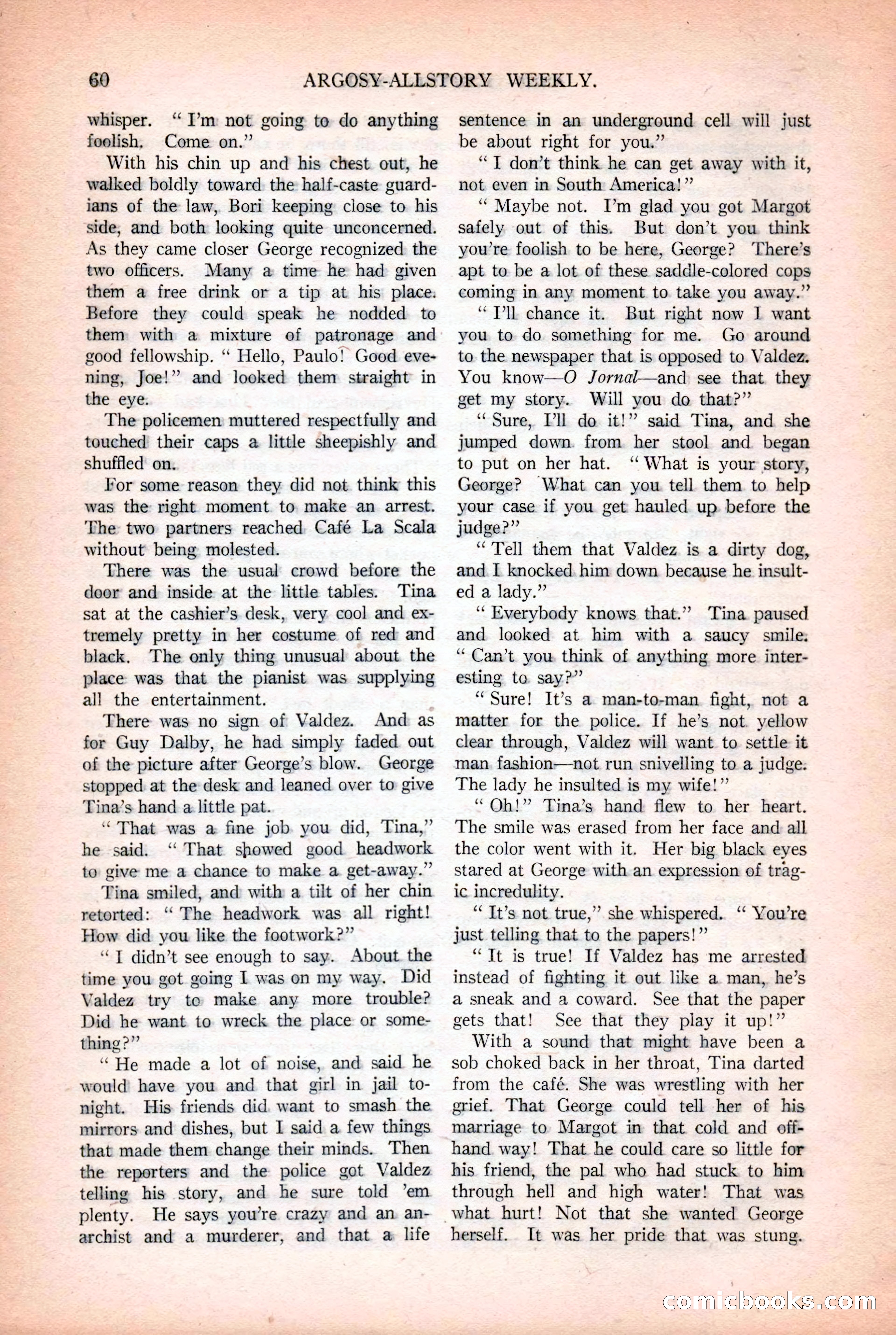 Argosy All-Story Weekly, October 25, 1924 — page 70 of 172