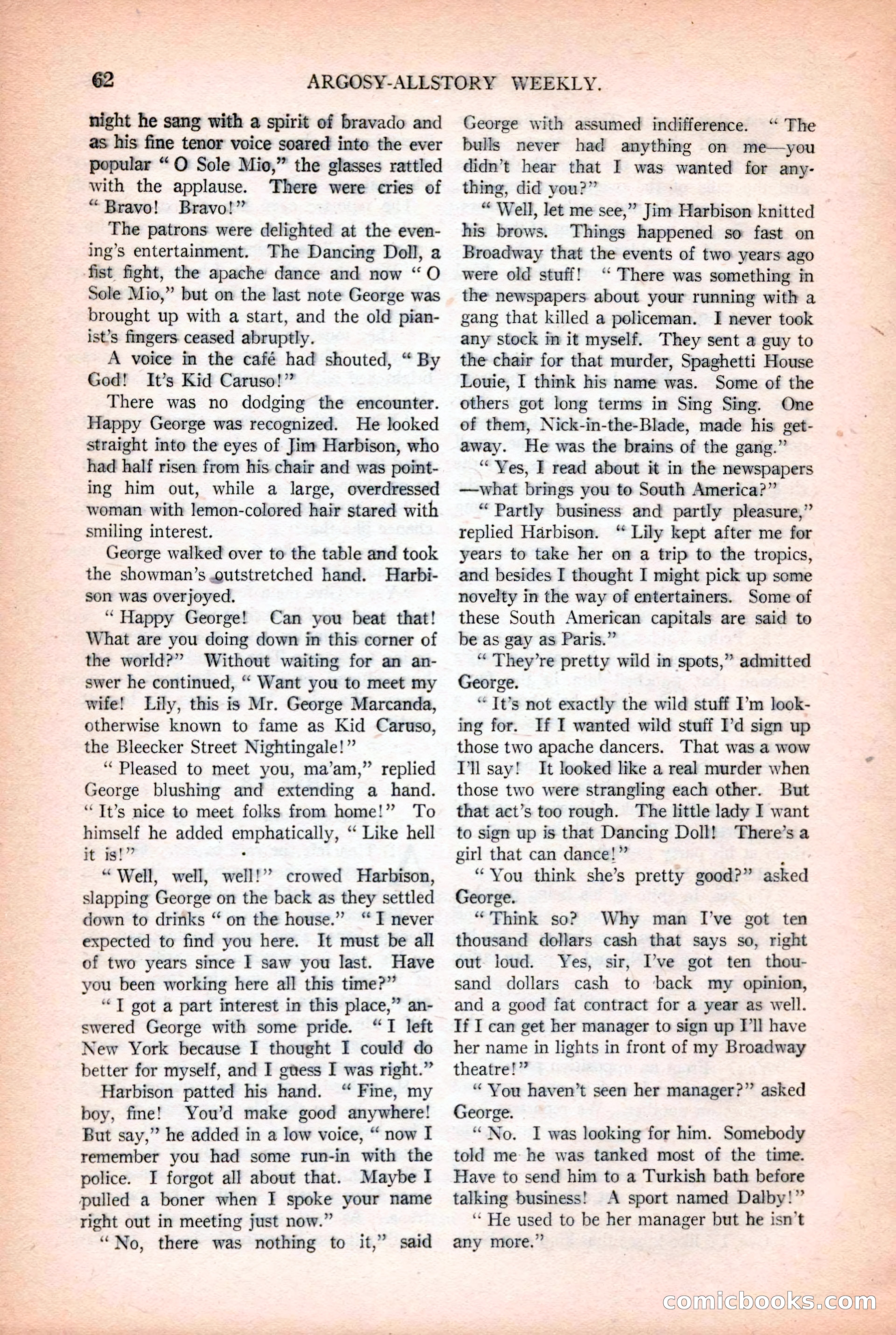 Argosy All-Story Weekly, October 25, 1924 — page 72 of 172