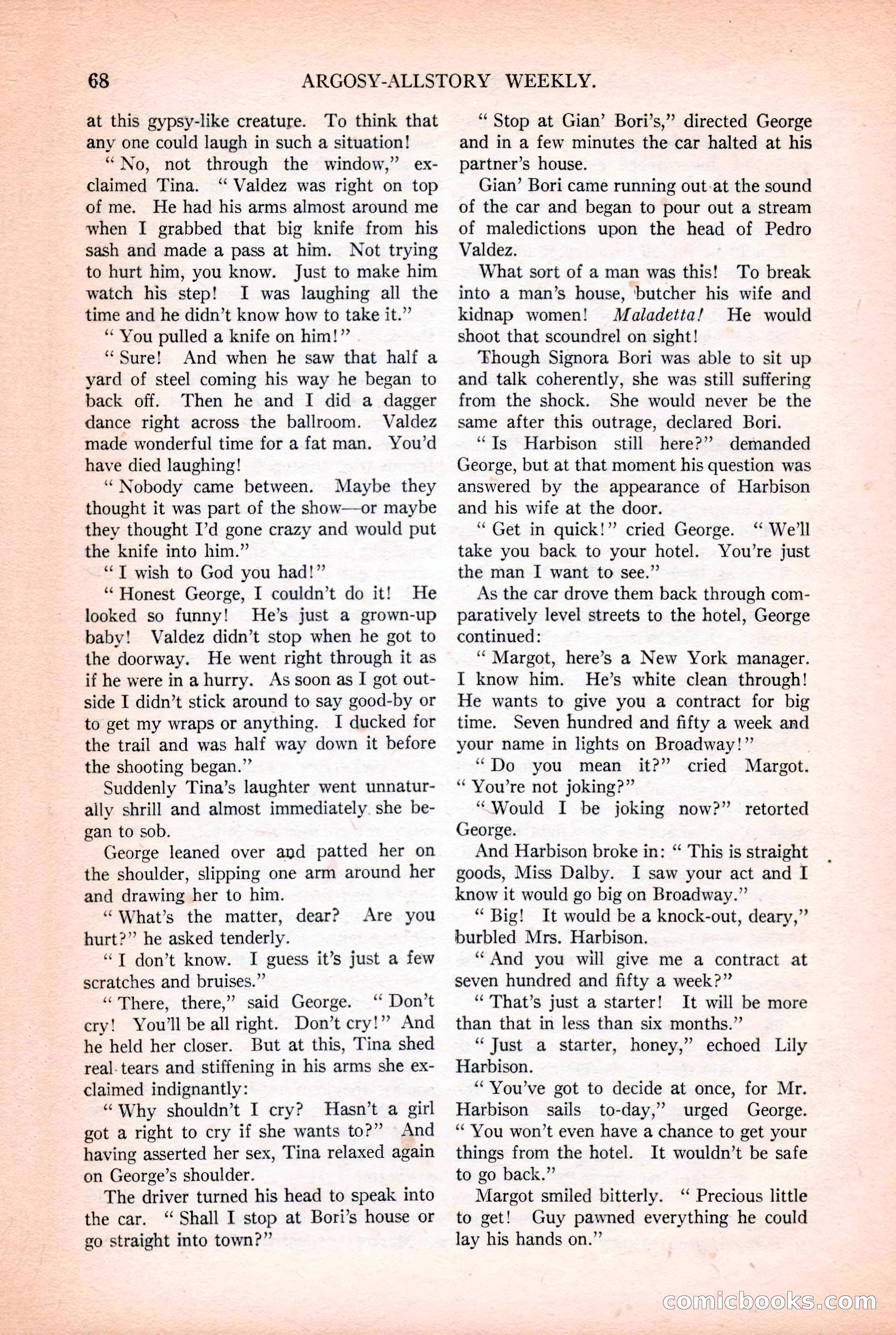 Argosy All-Story Weekly, October 25, 1924 — page 78 of 172