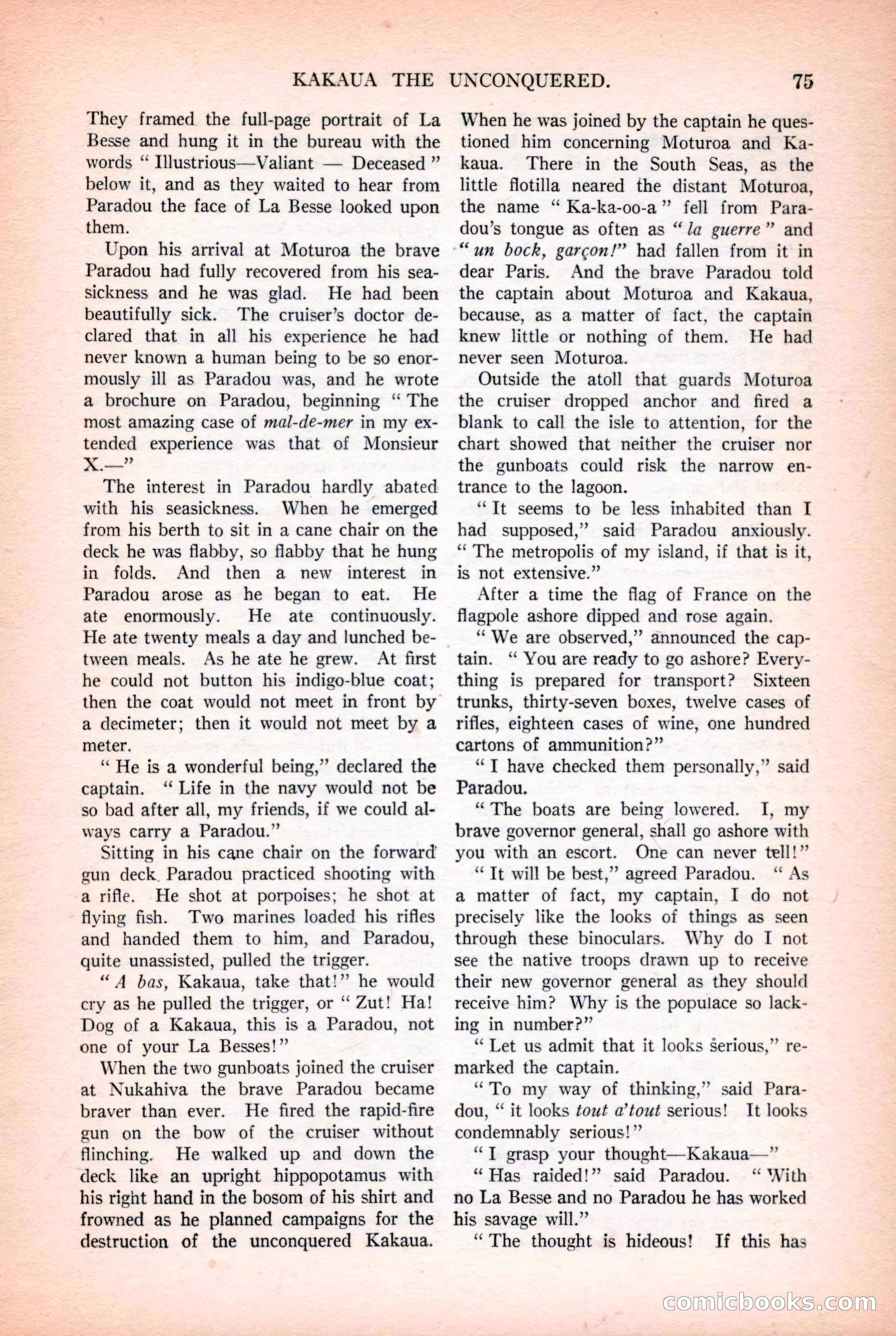 Argosy All-Story Weekly, October 25, 1924 — page 85 of 172