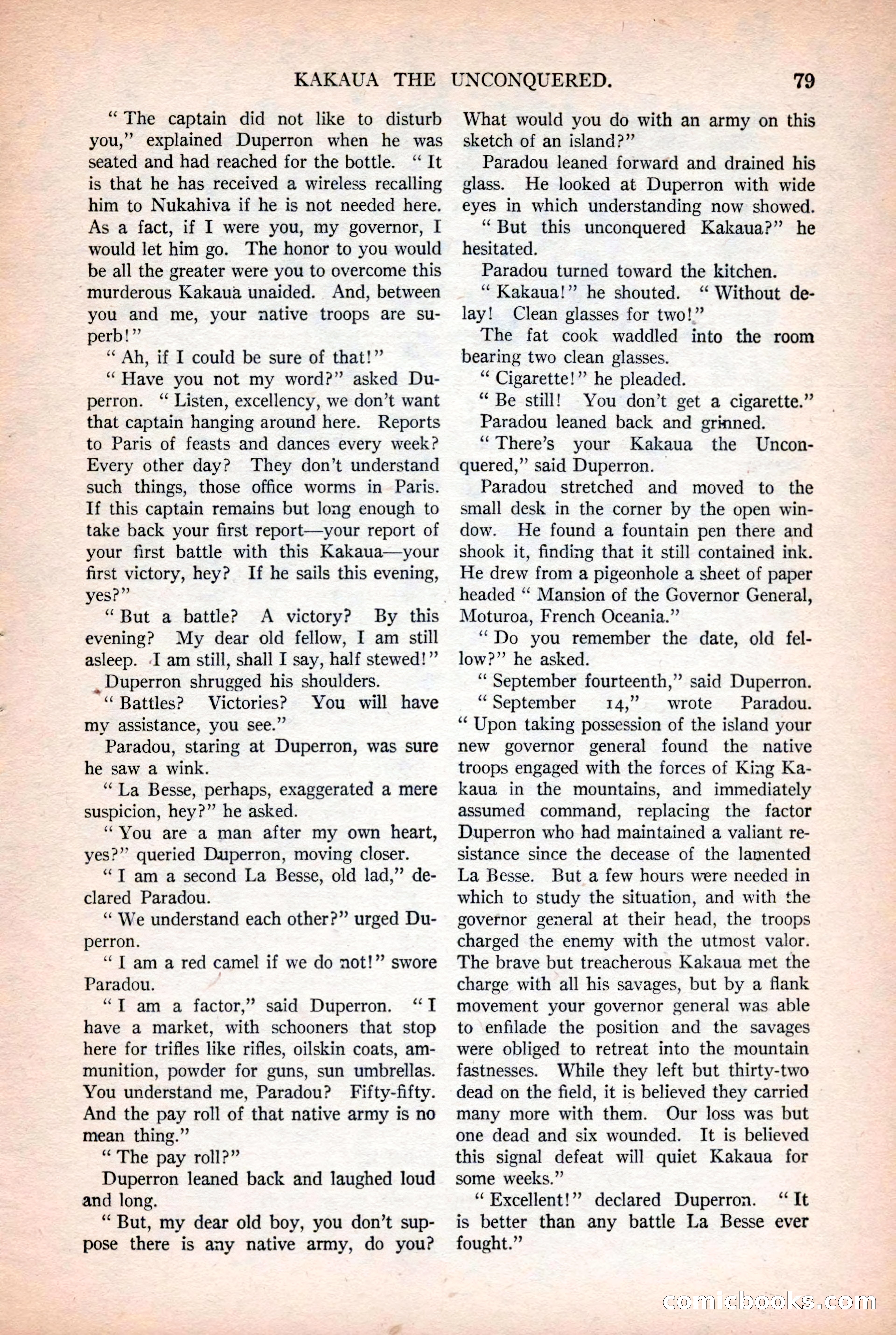 Argosy All-Story Weekly, October 25, 1924 — page 89 of 172