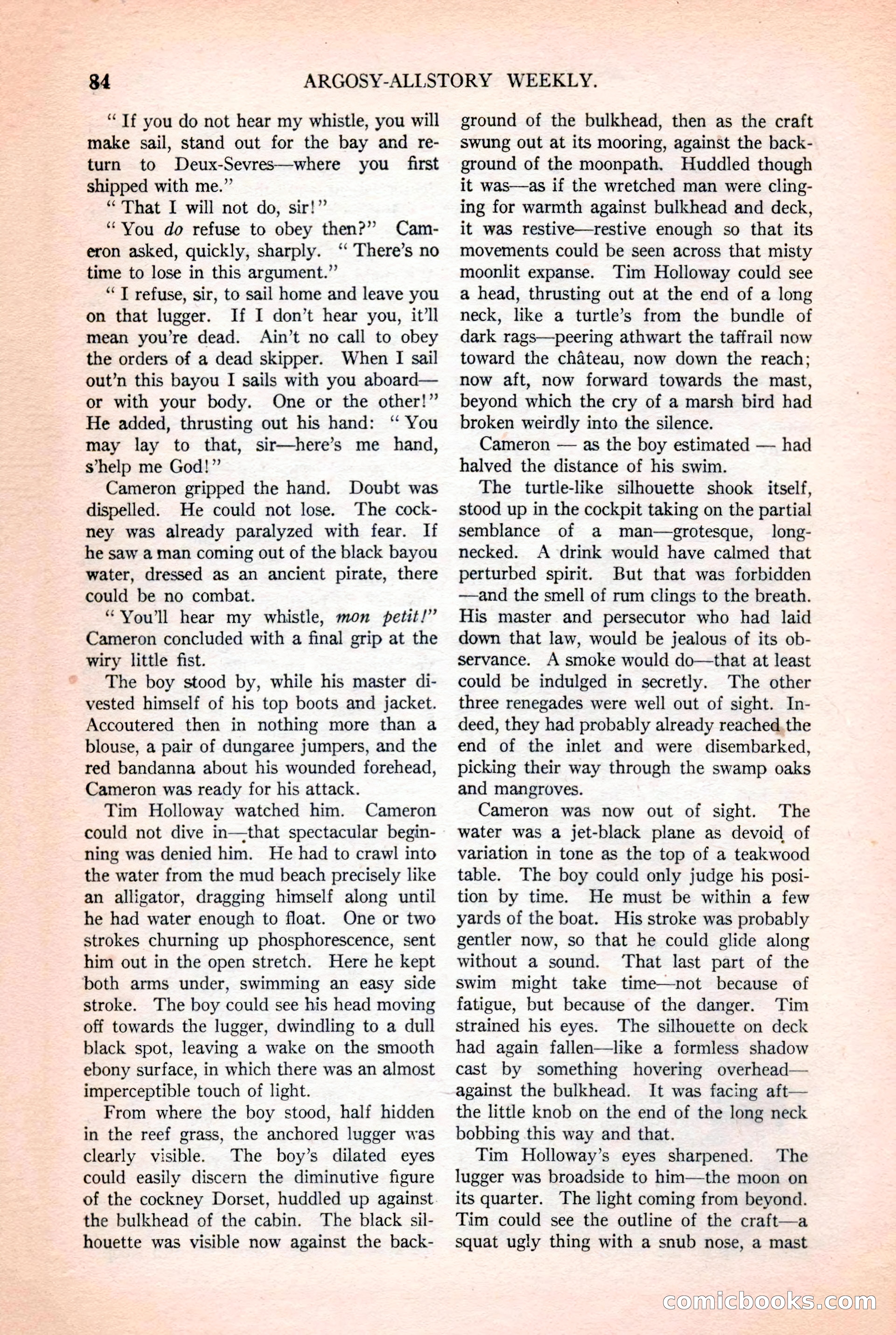 Argosy All-Story Weekly, October 25, 1924 — page 94 of 172