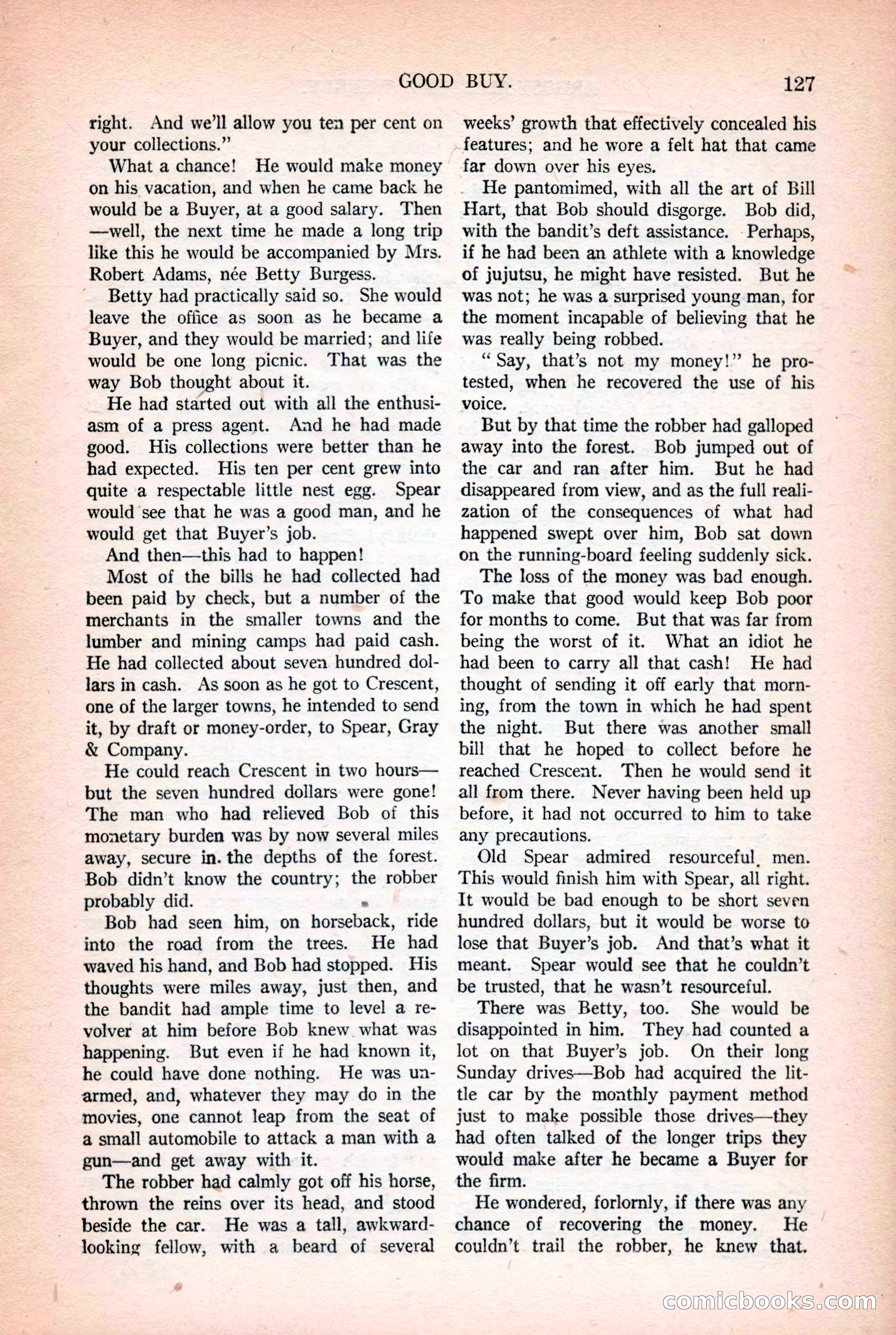 Argosy All-Story Weekly, October 25, 1924 — page 137 of 172