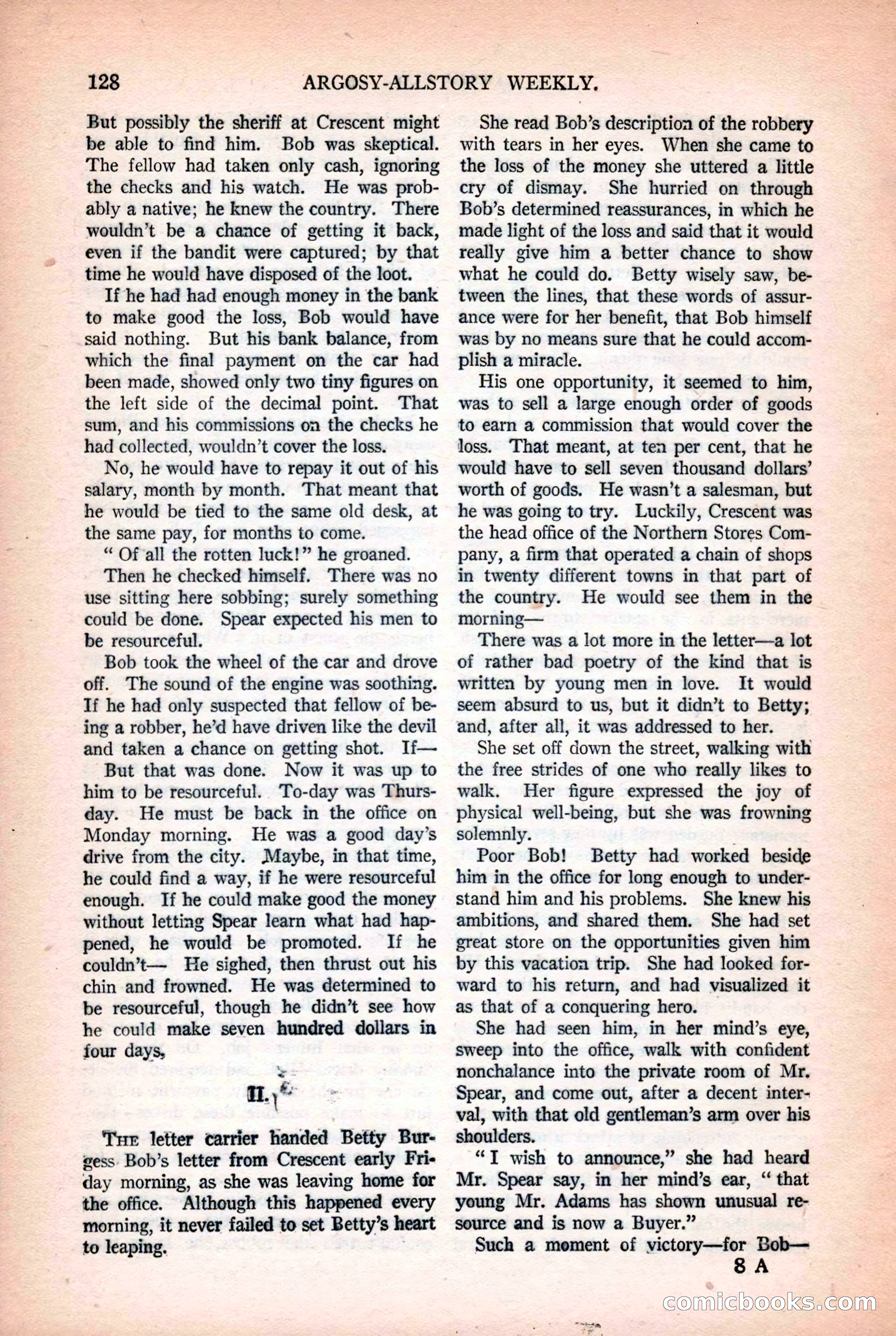 Argosy All-Story Weekly, October 25, 1924 — page 138 of 172