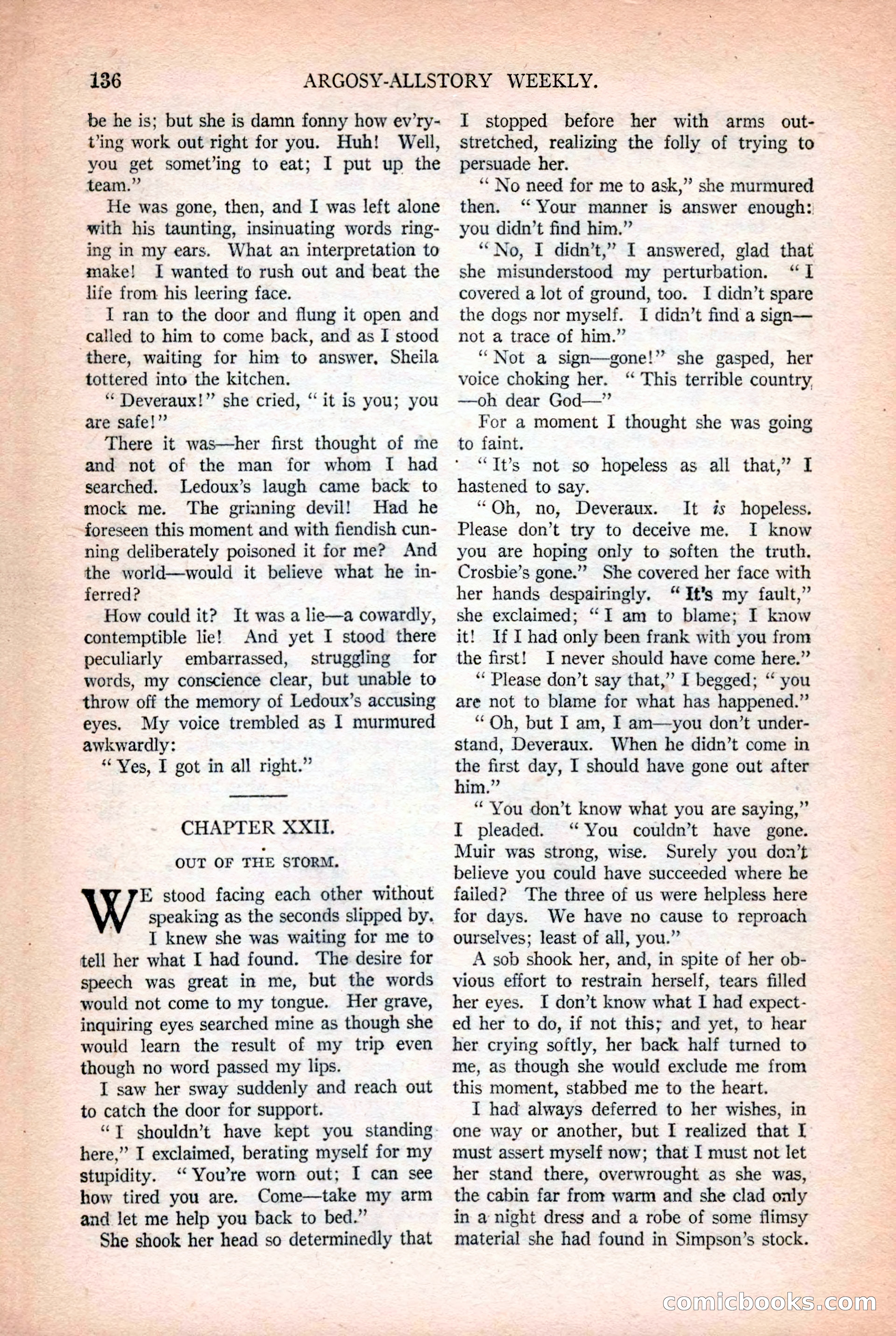 Argosy All-Story Weekly, October 25, 1924 — page 146 of 172