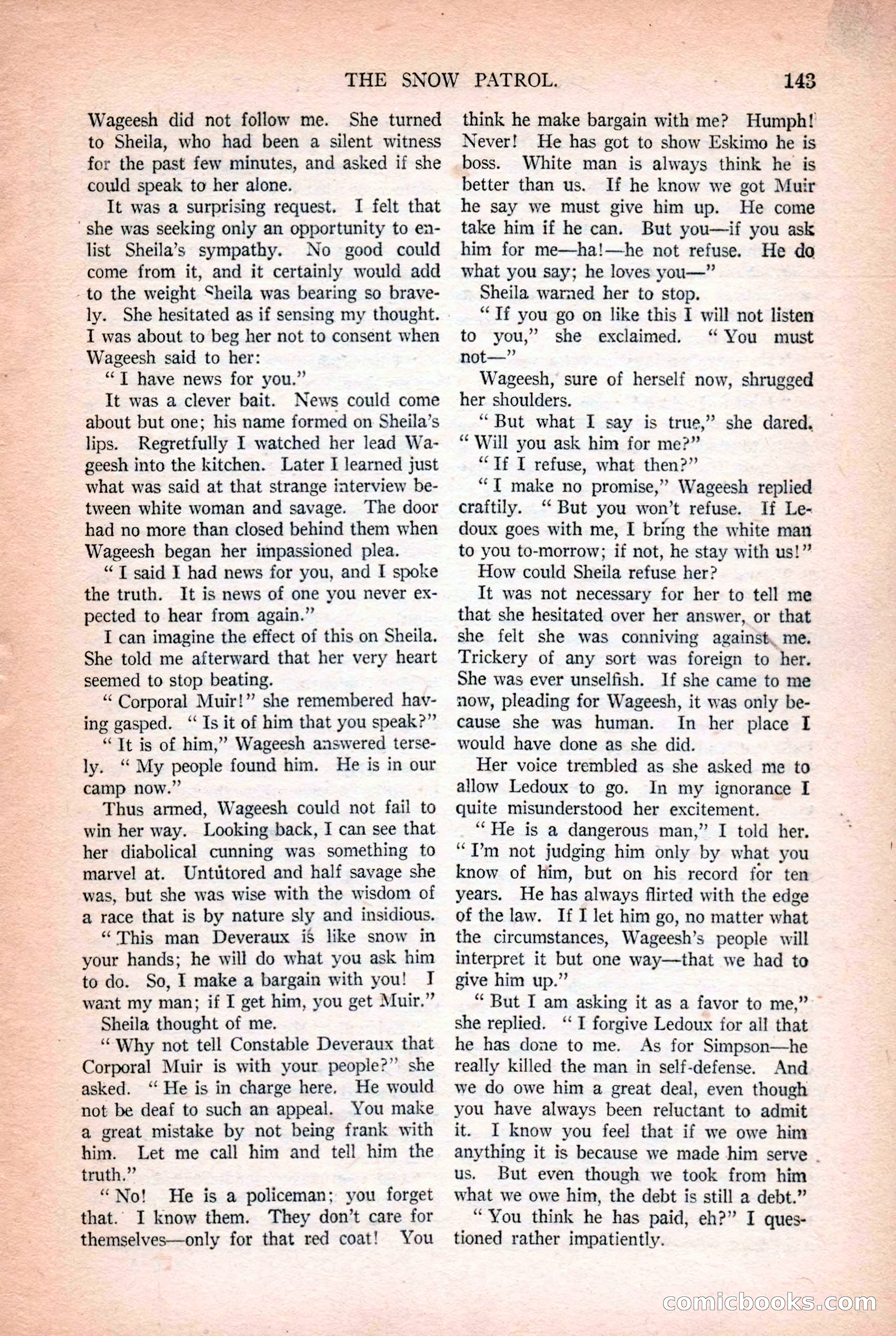 Argosy All-Story Weekly, October 25, 1924 — page 153 of 172