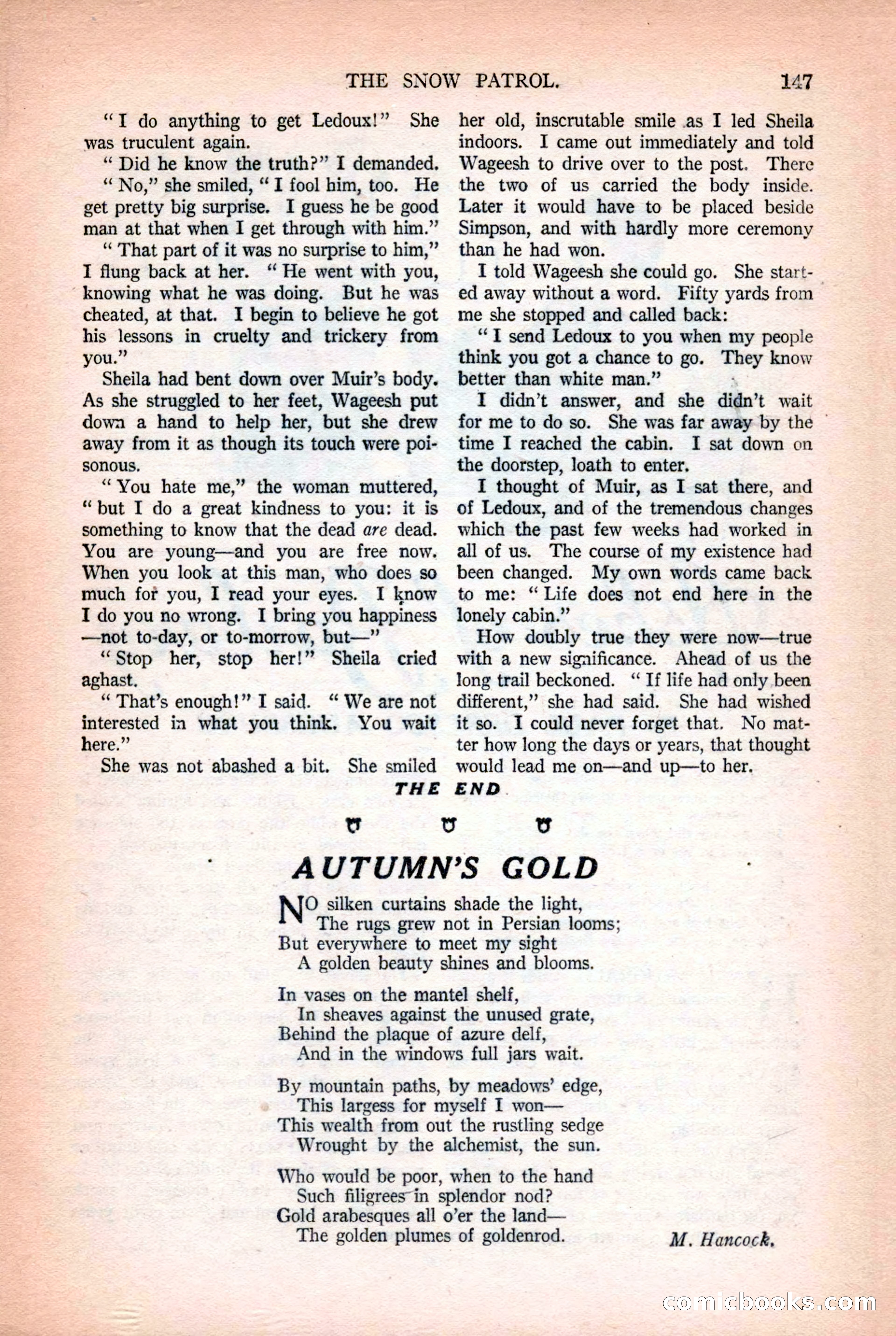 Argosy All-Story Weekly, October 25, 1924 — page 157 of 172
