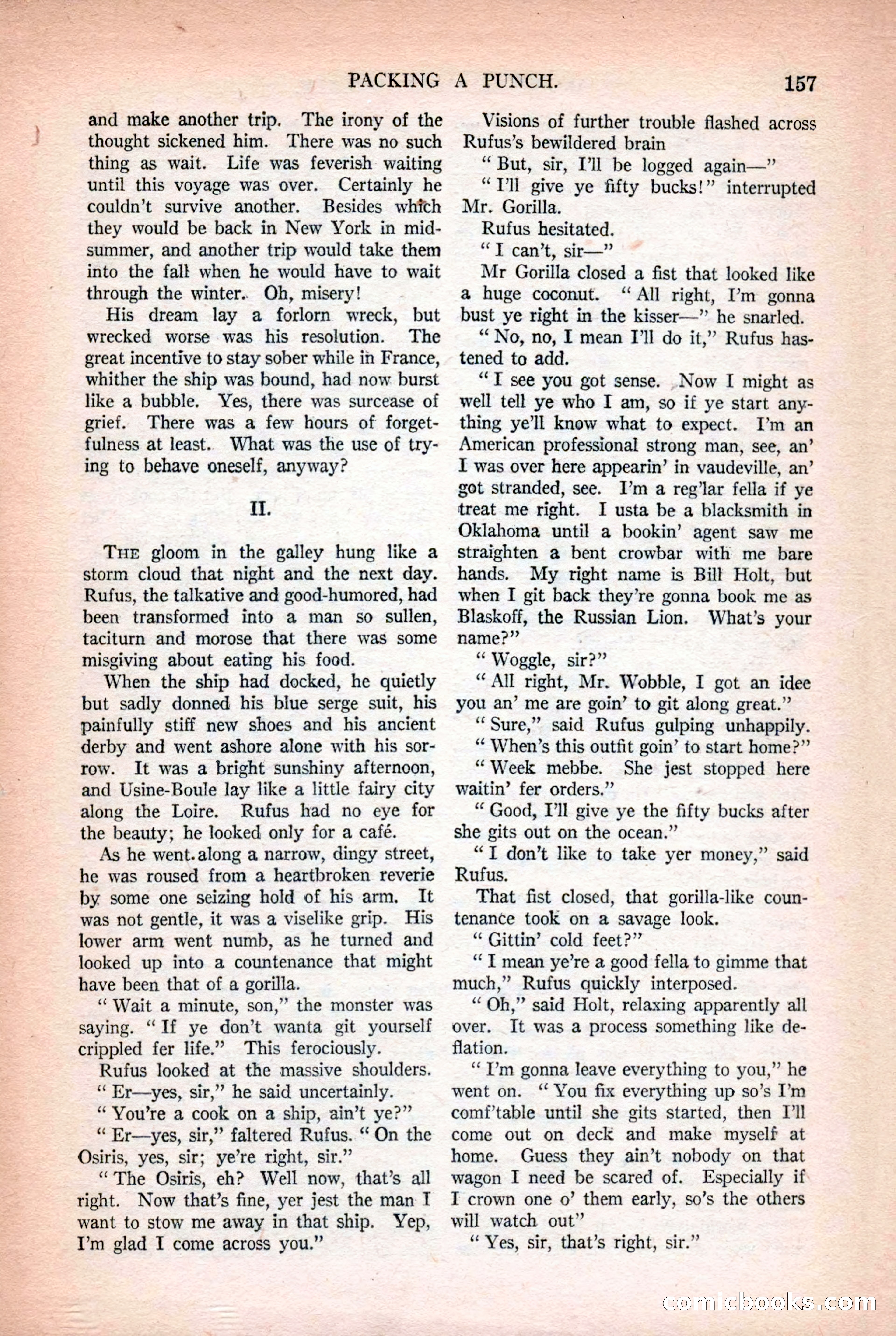 Argosy All-Story Weekly, October 25, 1924 — page 167 of 172
