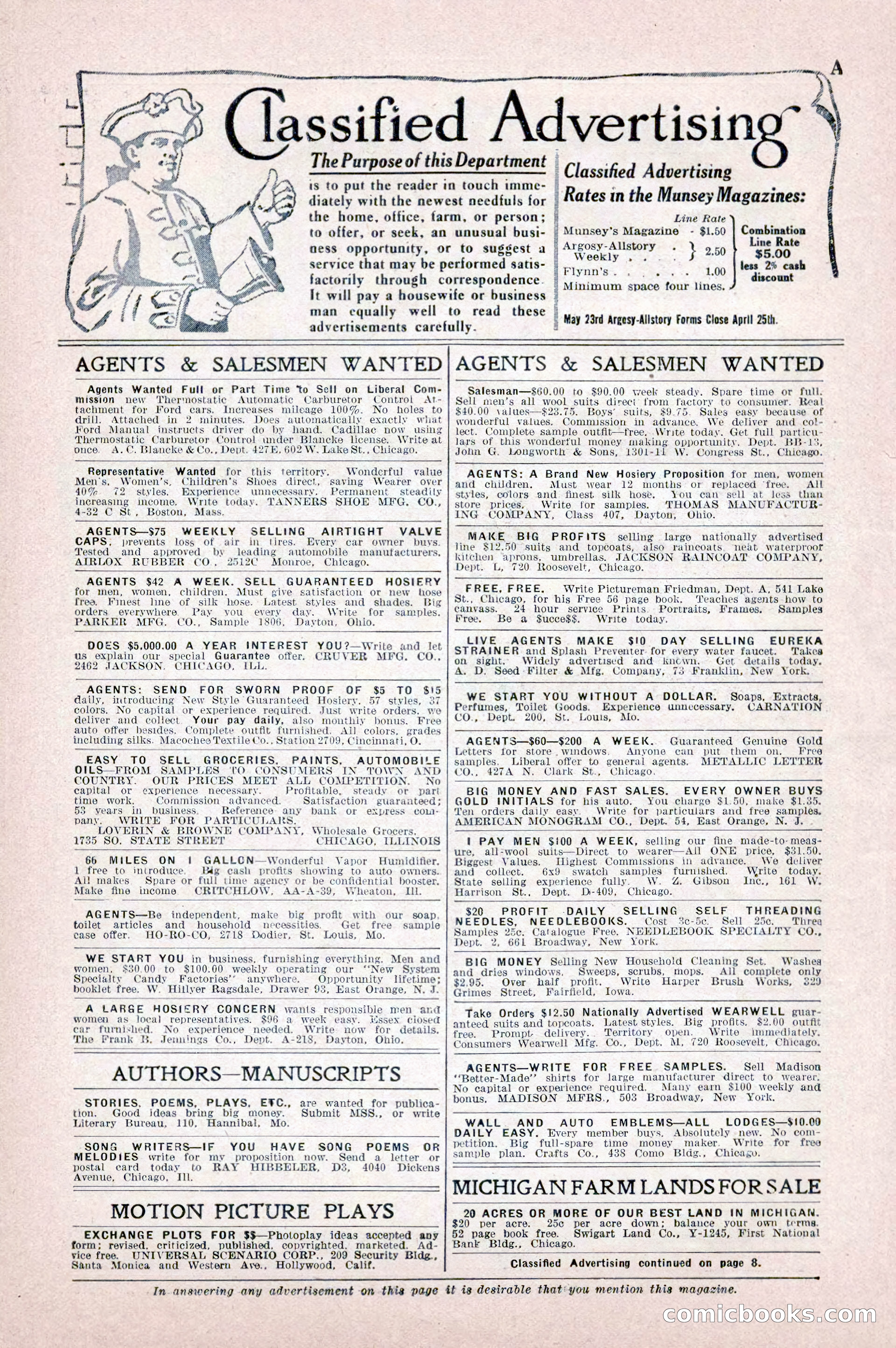 Argosy All-Story Weekly, April 18, 1925 — page 6 of 172