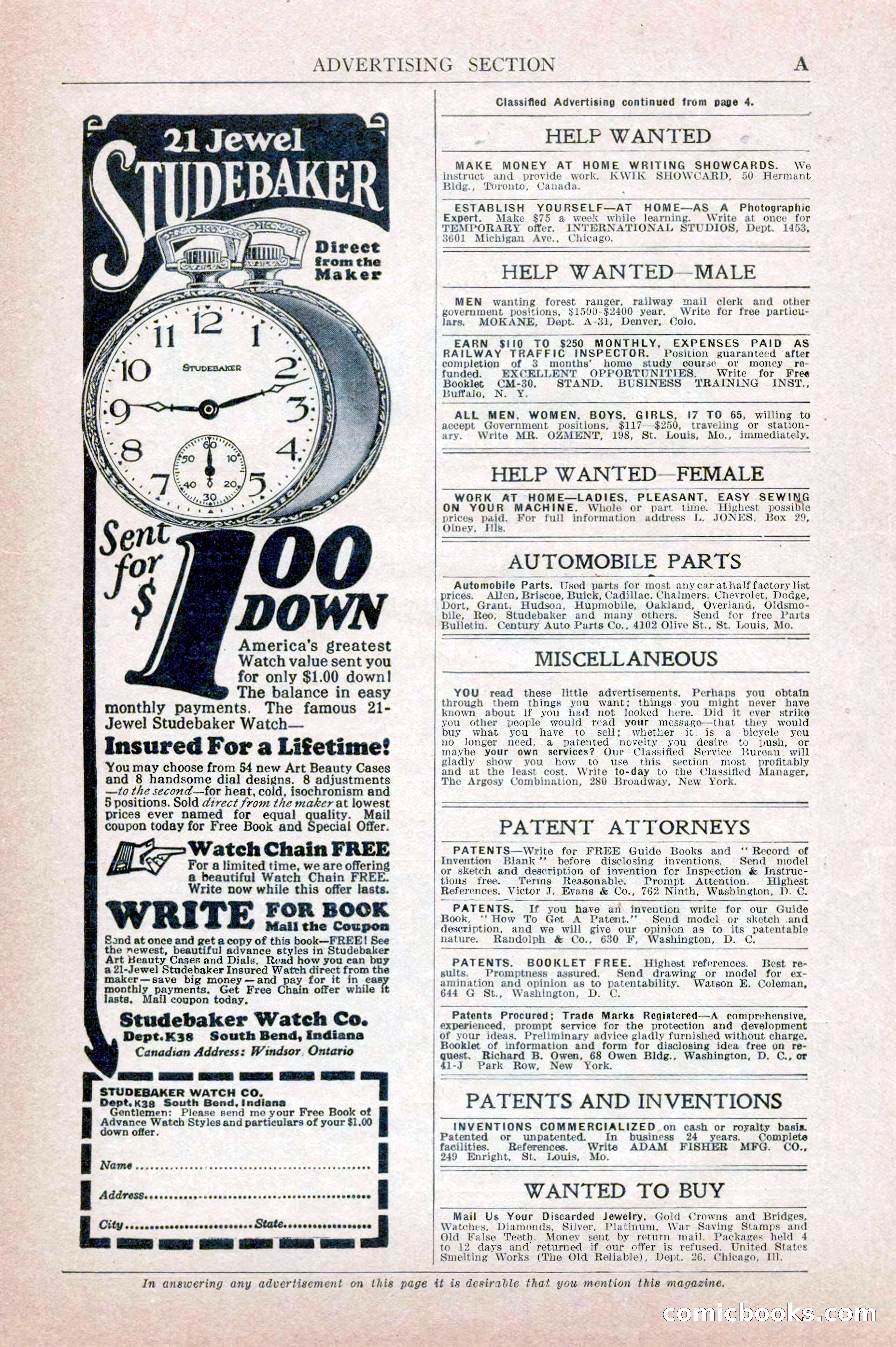 Argosy All-Story Weekly, April 18, 1925 — page 10 of 172