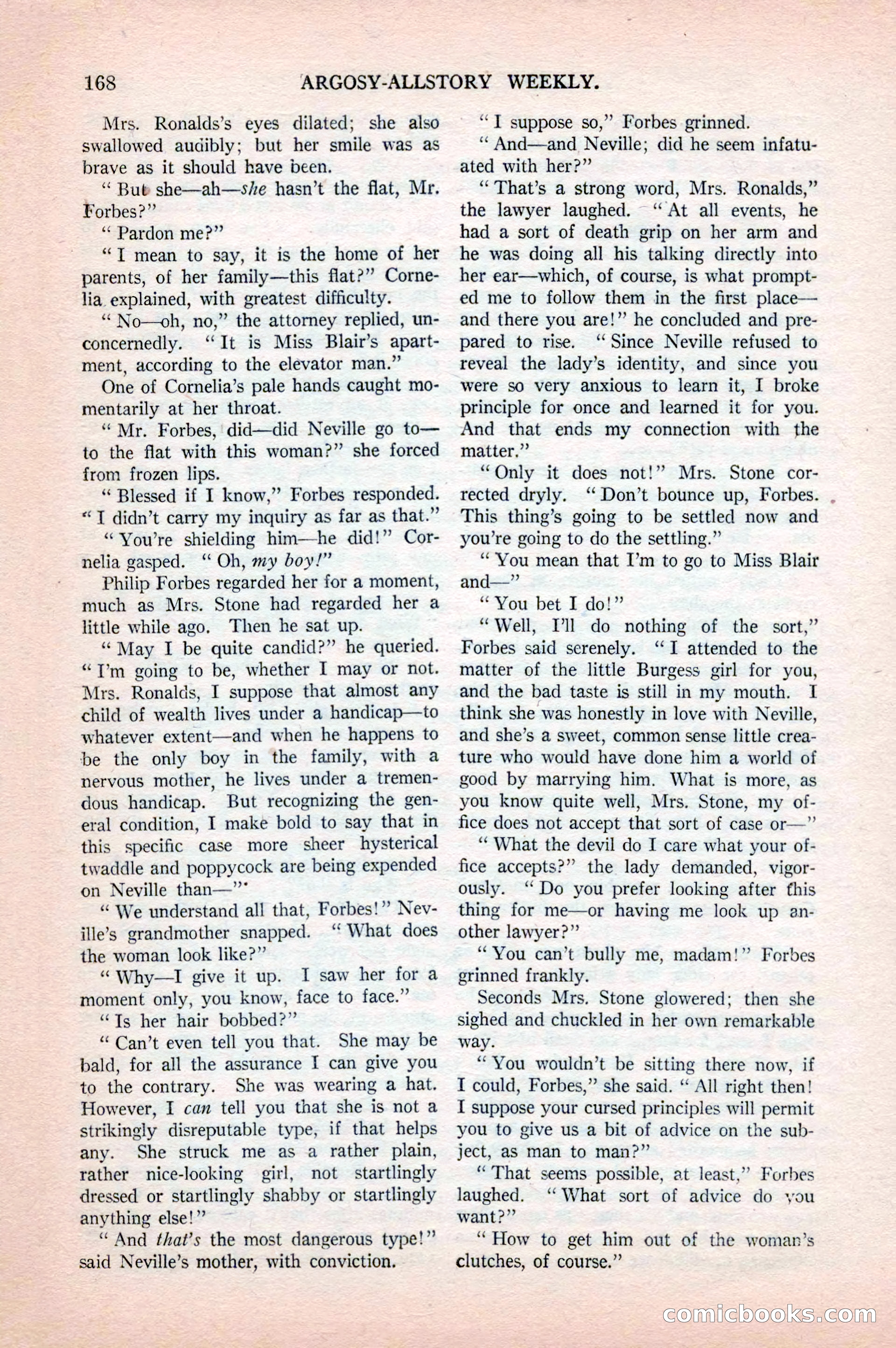 Argosy All-Story Weekly, April 18, 1925 — page 18 of 172