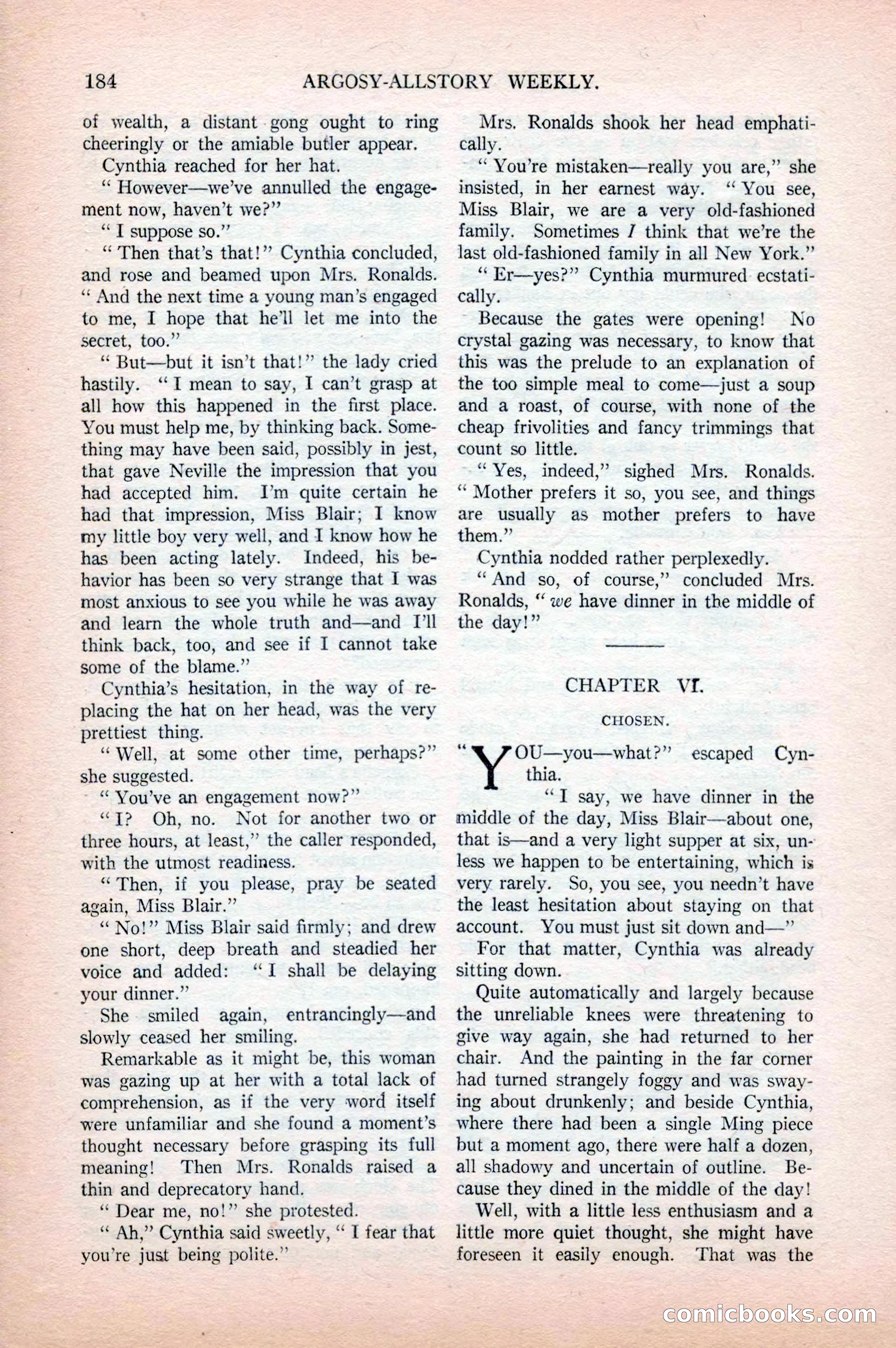 Argosy All-Story Weekly, April 18, 1925 — page 34 of 172
