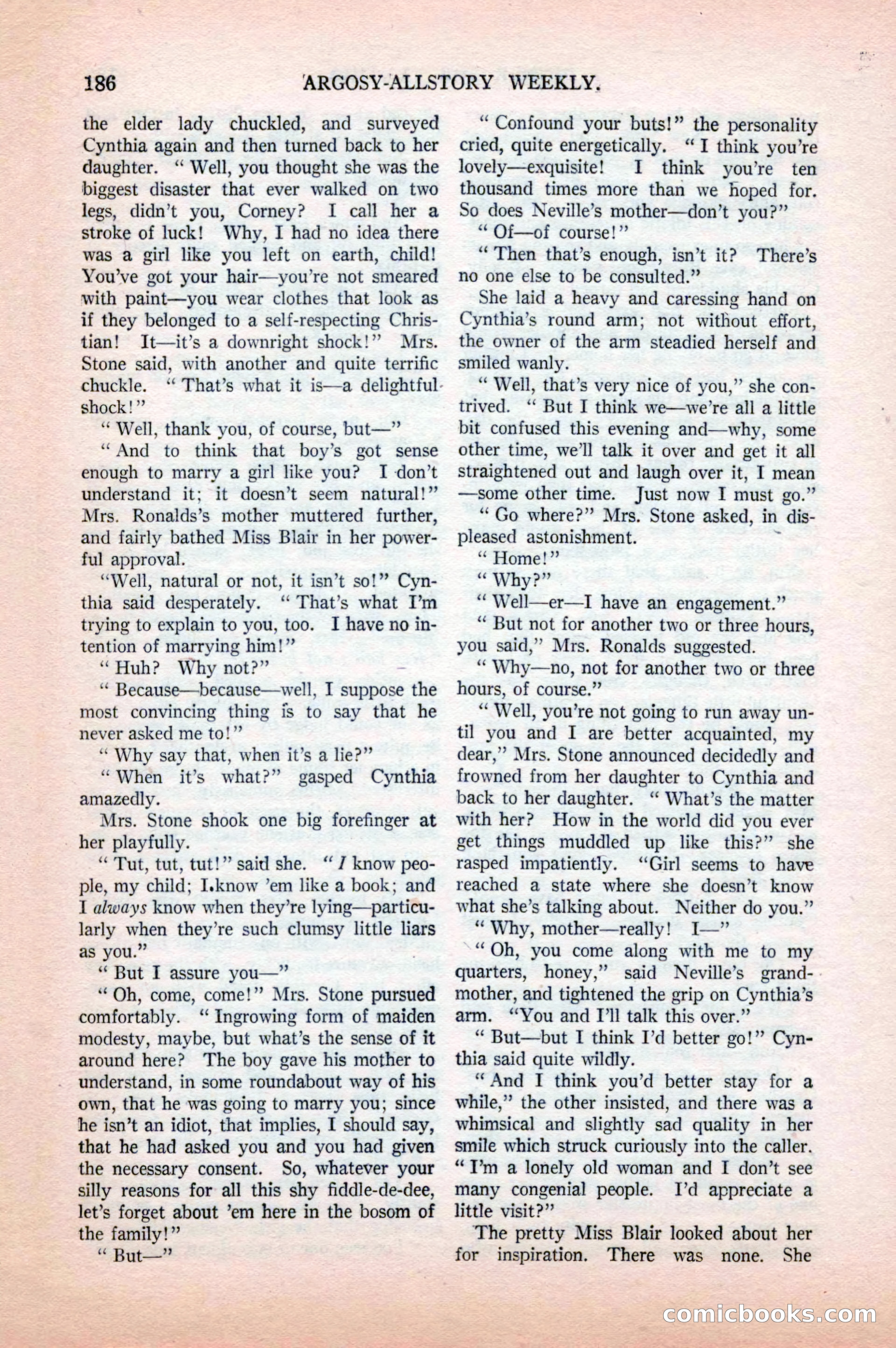 Argosy All-Story Weekly, April 18, 1925 — page 36 of 172