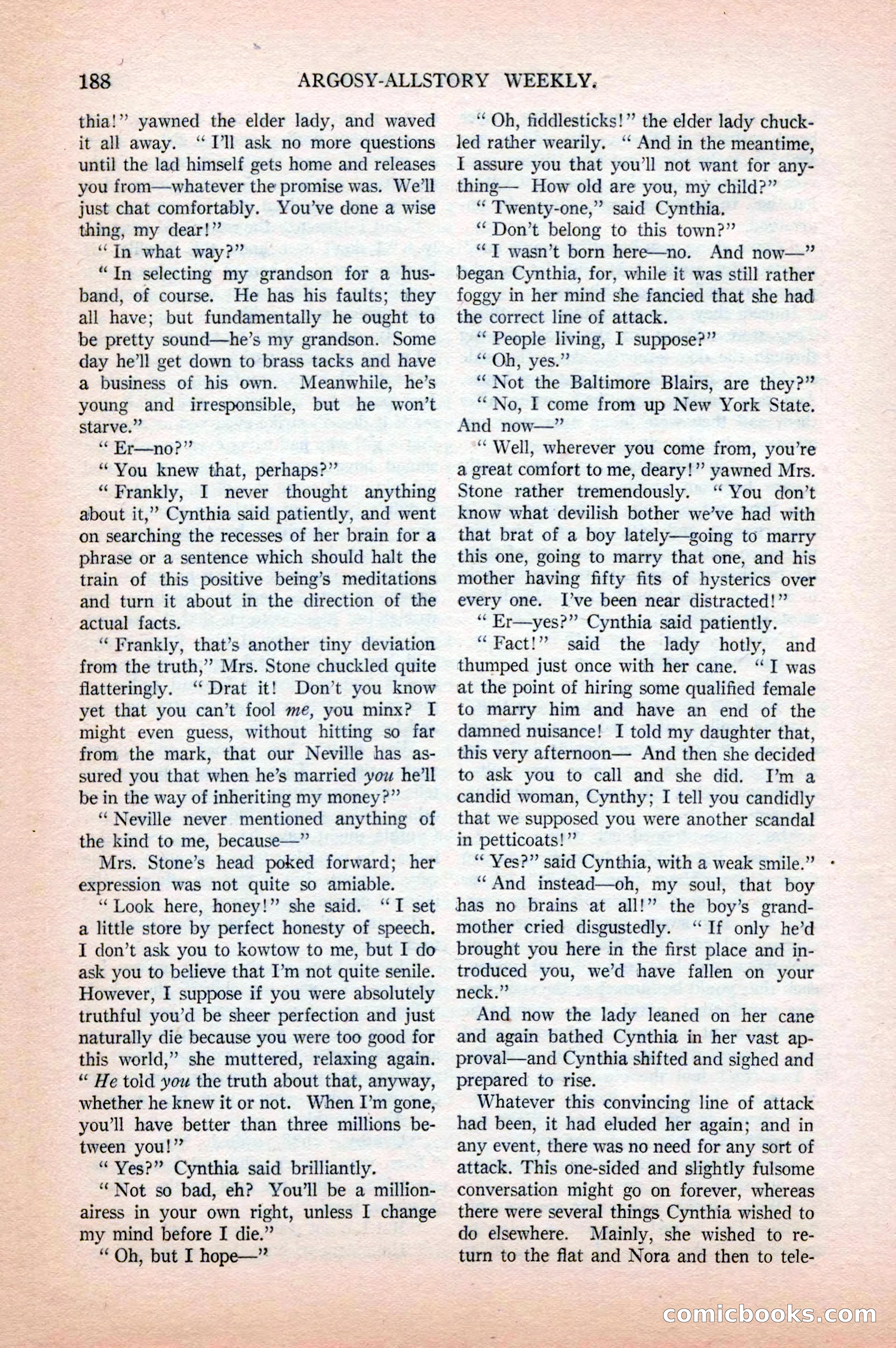 Argosy All-Story Weekly, April 18, 1925 — page 38 of 172