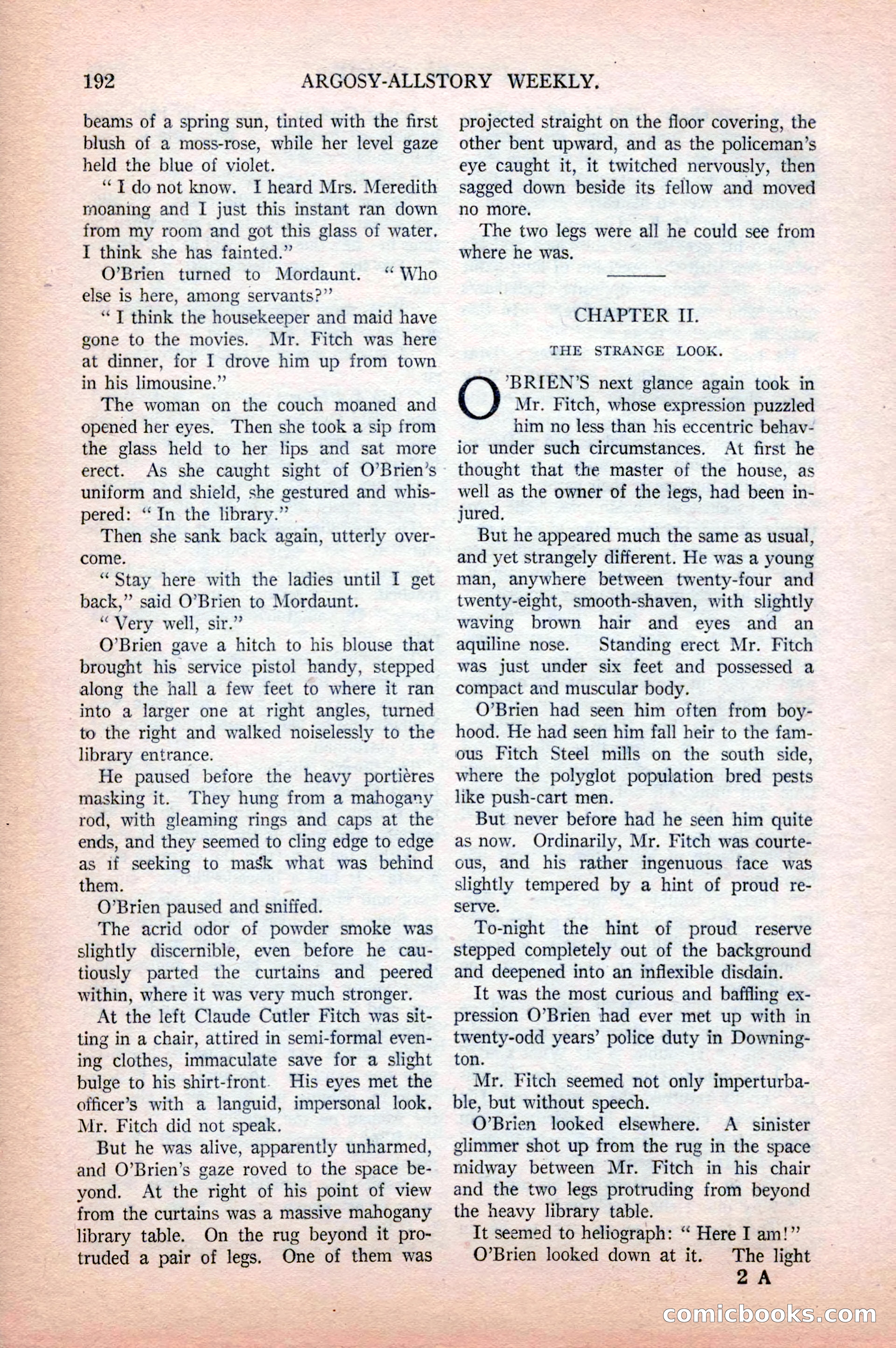 Argosy All-Story Weekly, April 18, 1925 — page 42 of 172