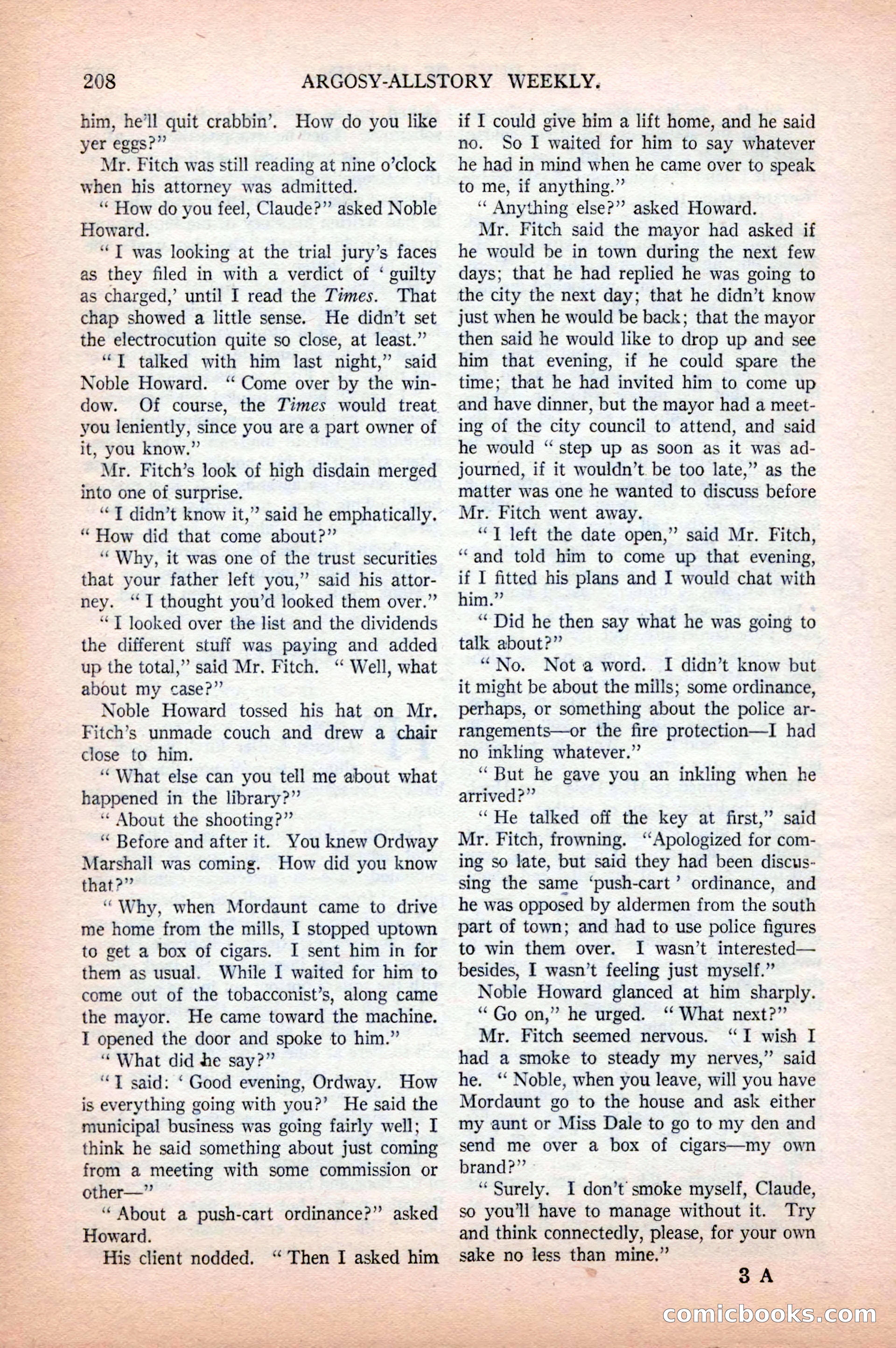 Argosy All-Story Weekly, April 18, 1925 — page 58 of 172