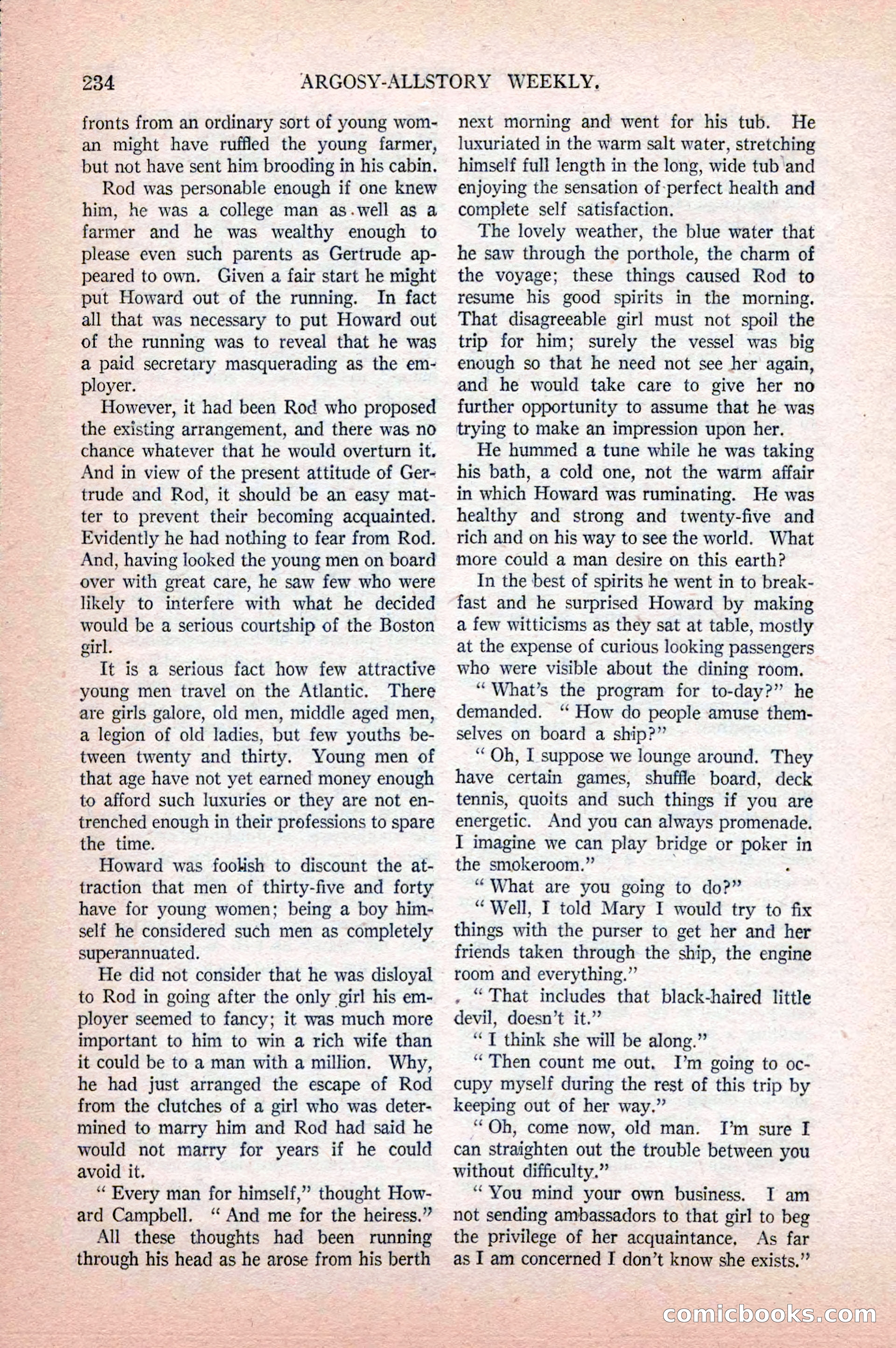 Argosy All-Story Weekly, April 18, 1925 — page 84 of 172